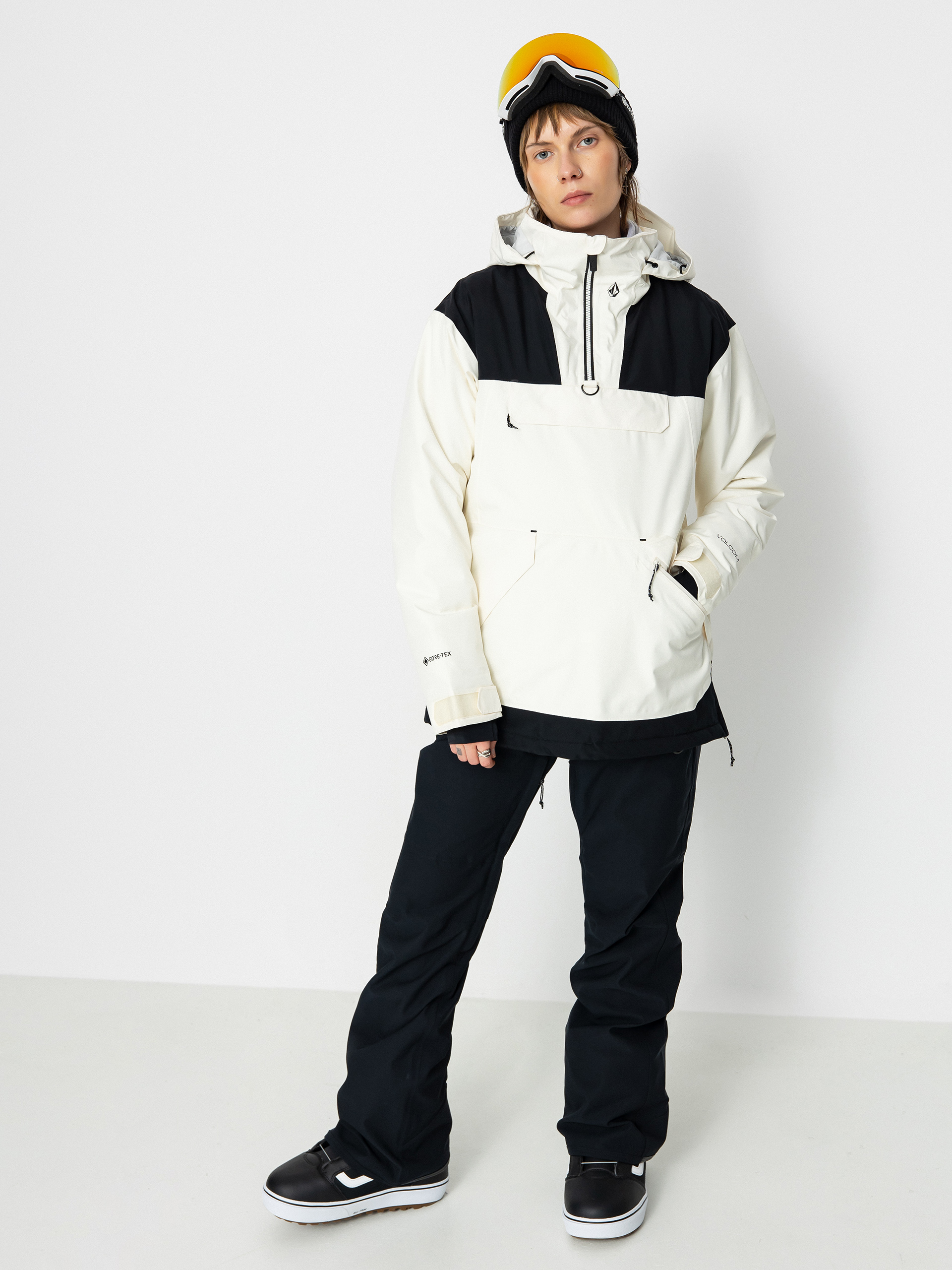 Damen Volcom Fern Ins Gore Pullover Snowboardjacke (moonbeam)