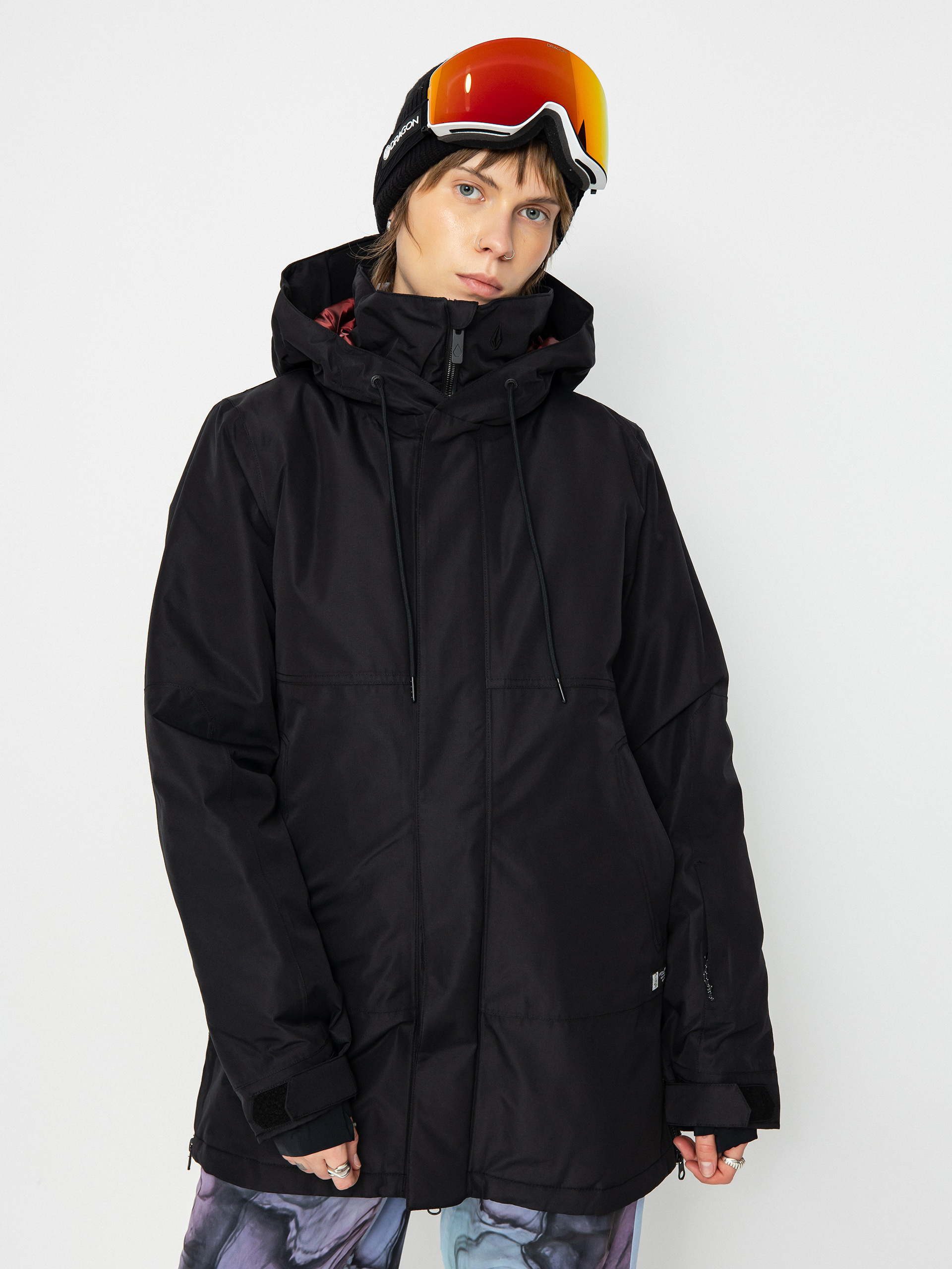 Womens Volcom Paxson 2L Tds Inf Parka Snowboard jacket (black)