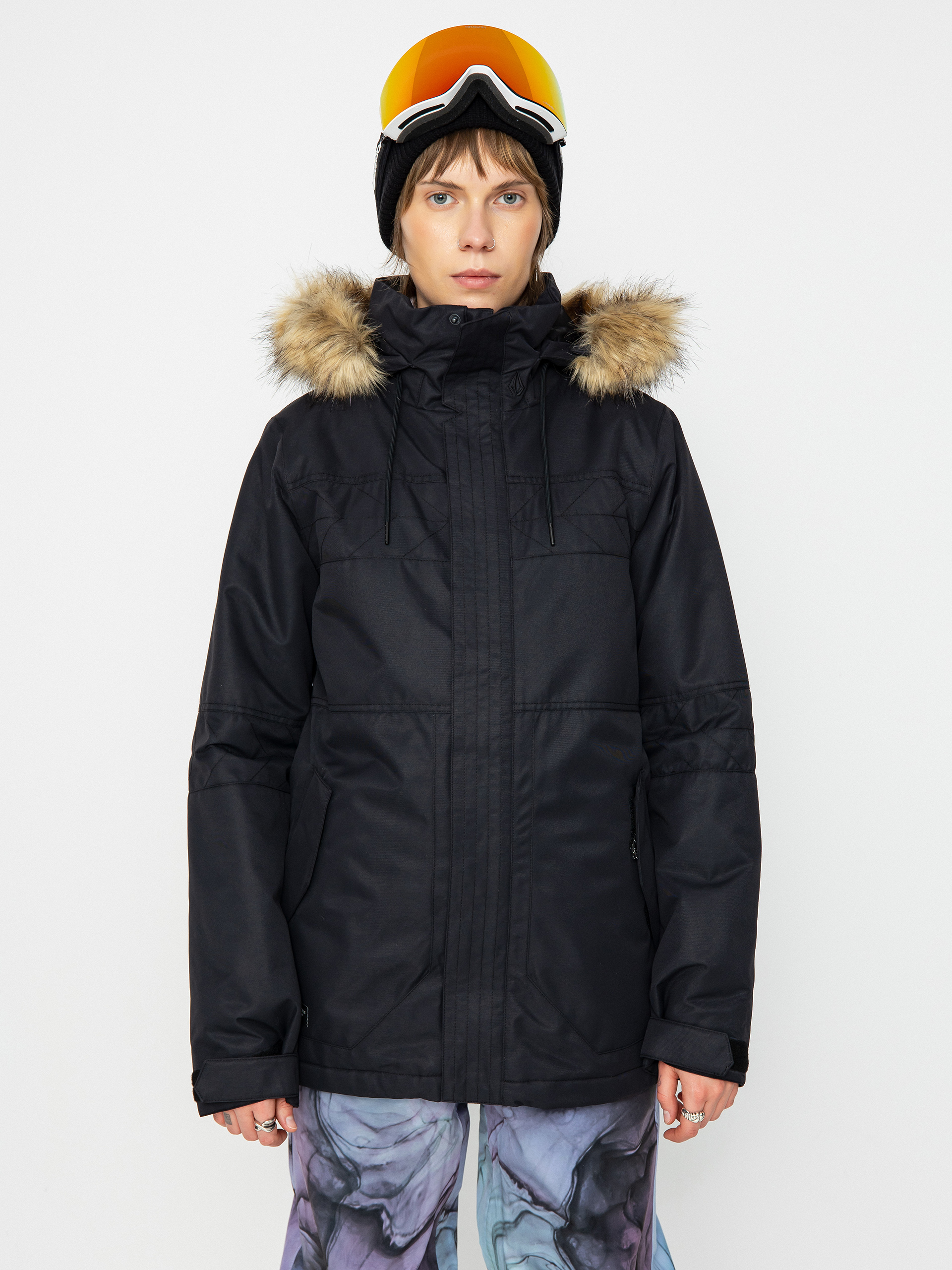 Damen Volcom Fawn Ins Snowboardjacke (black)