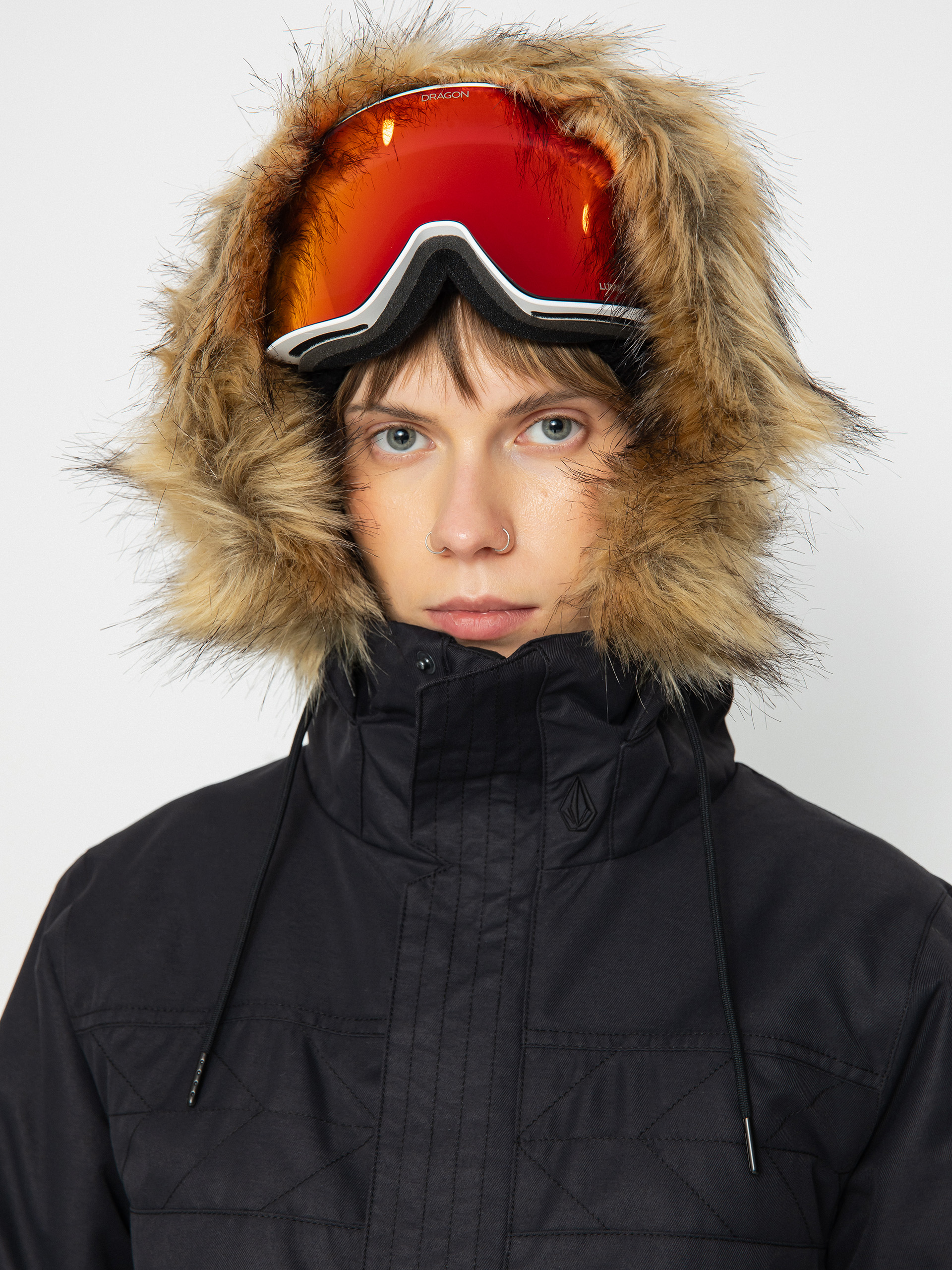 Damen Volcom Fawn Ins Snowboardjacke (black)