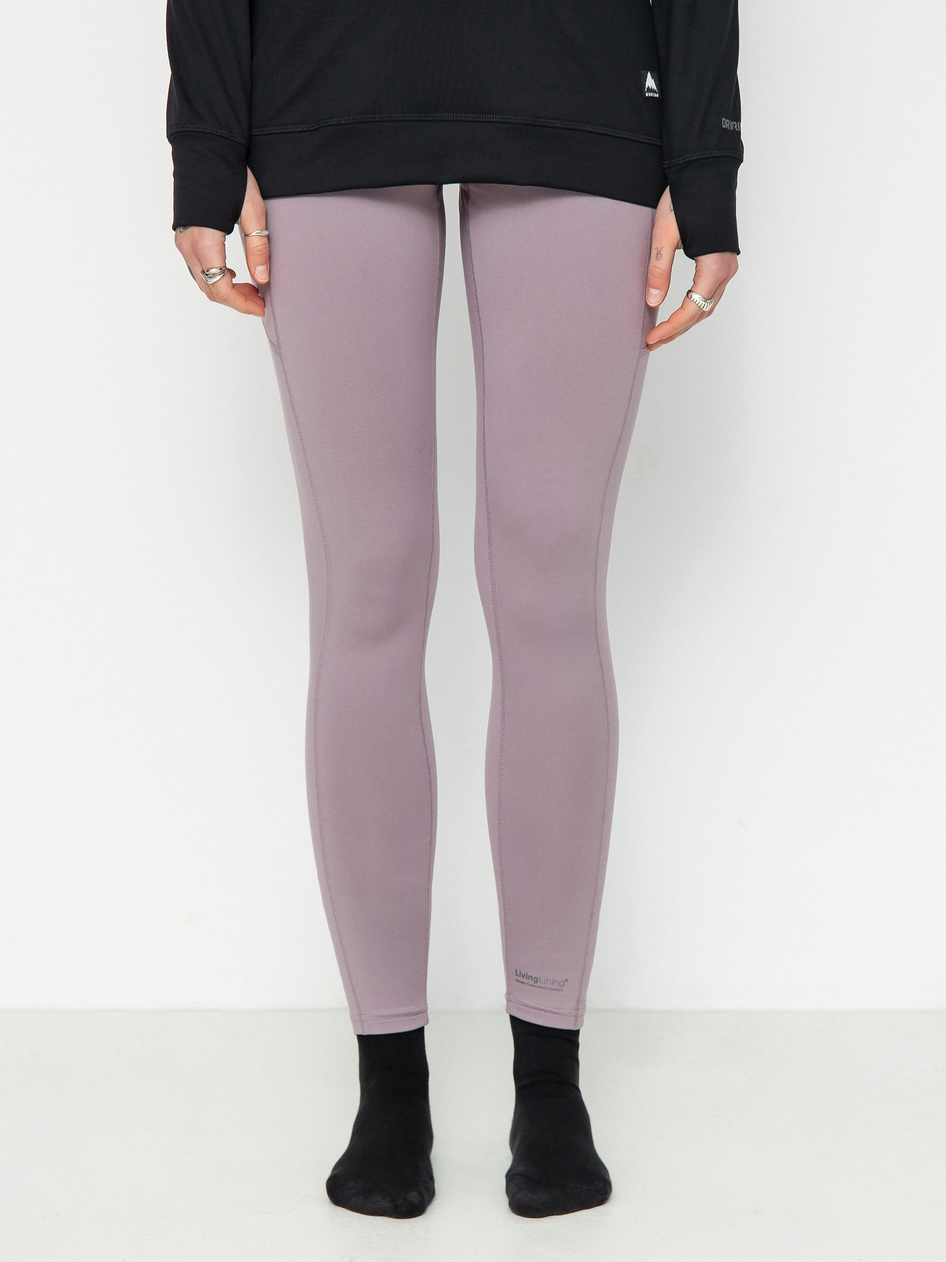 Womens Burton Midweight X Base Layer Leggings (elderberry)