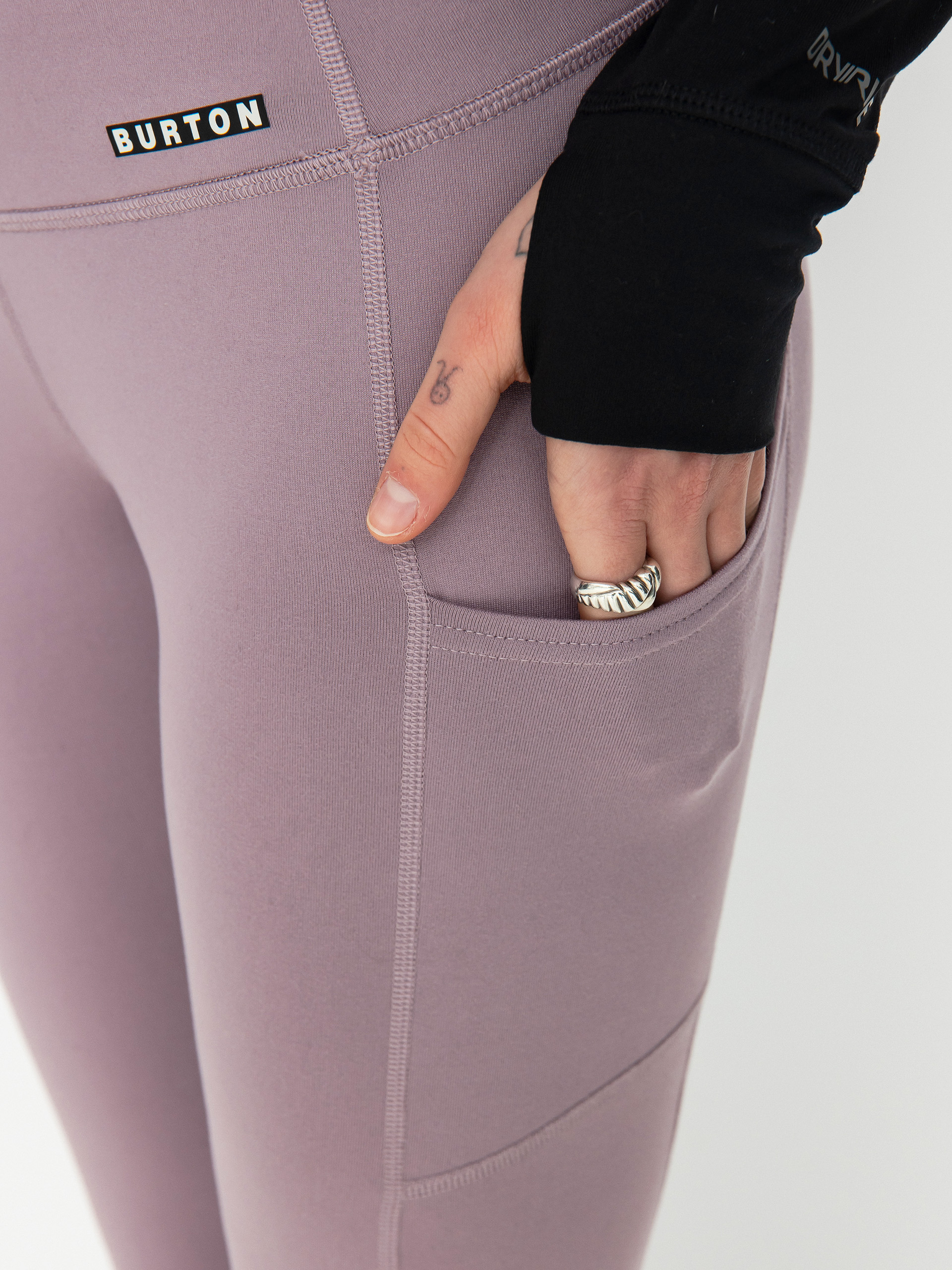 Womens Burton Midweight X Base Layer Leggings (elderberry)