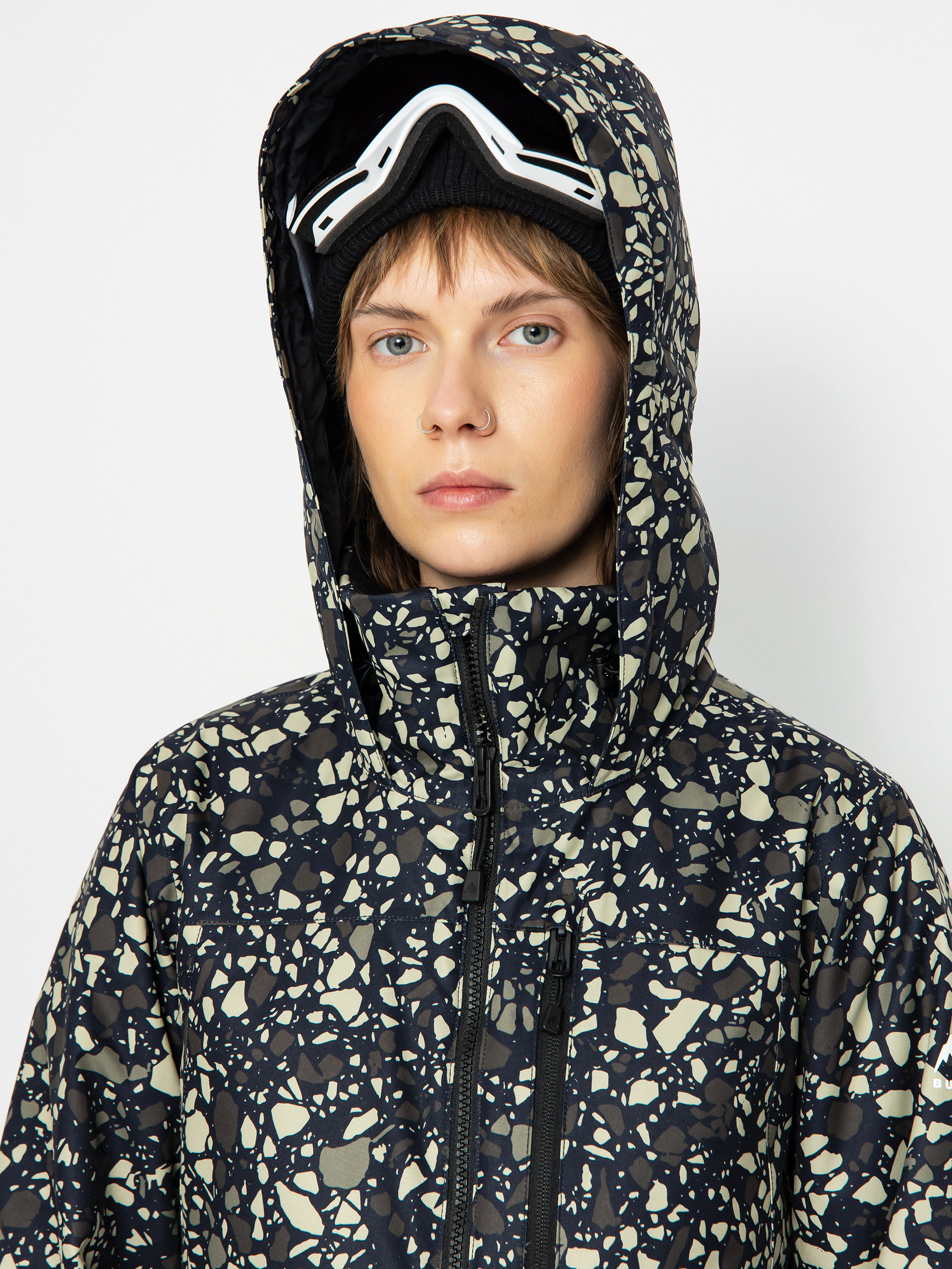 Womens Burton Lelah Snowboard jacket (sediment)