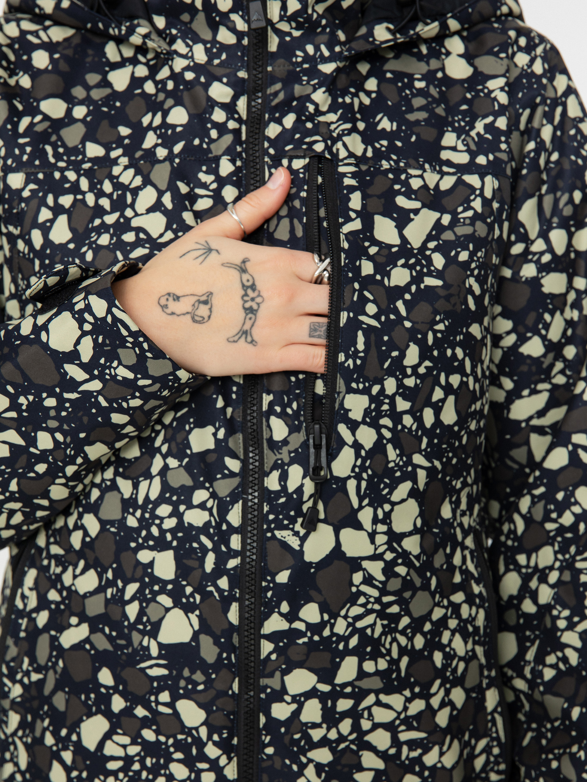 Womens Burton Lelah Snowboard jacket (sediment)