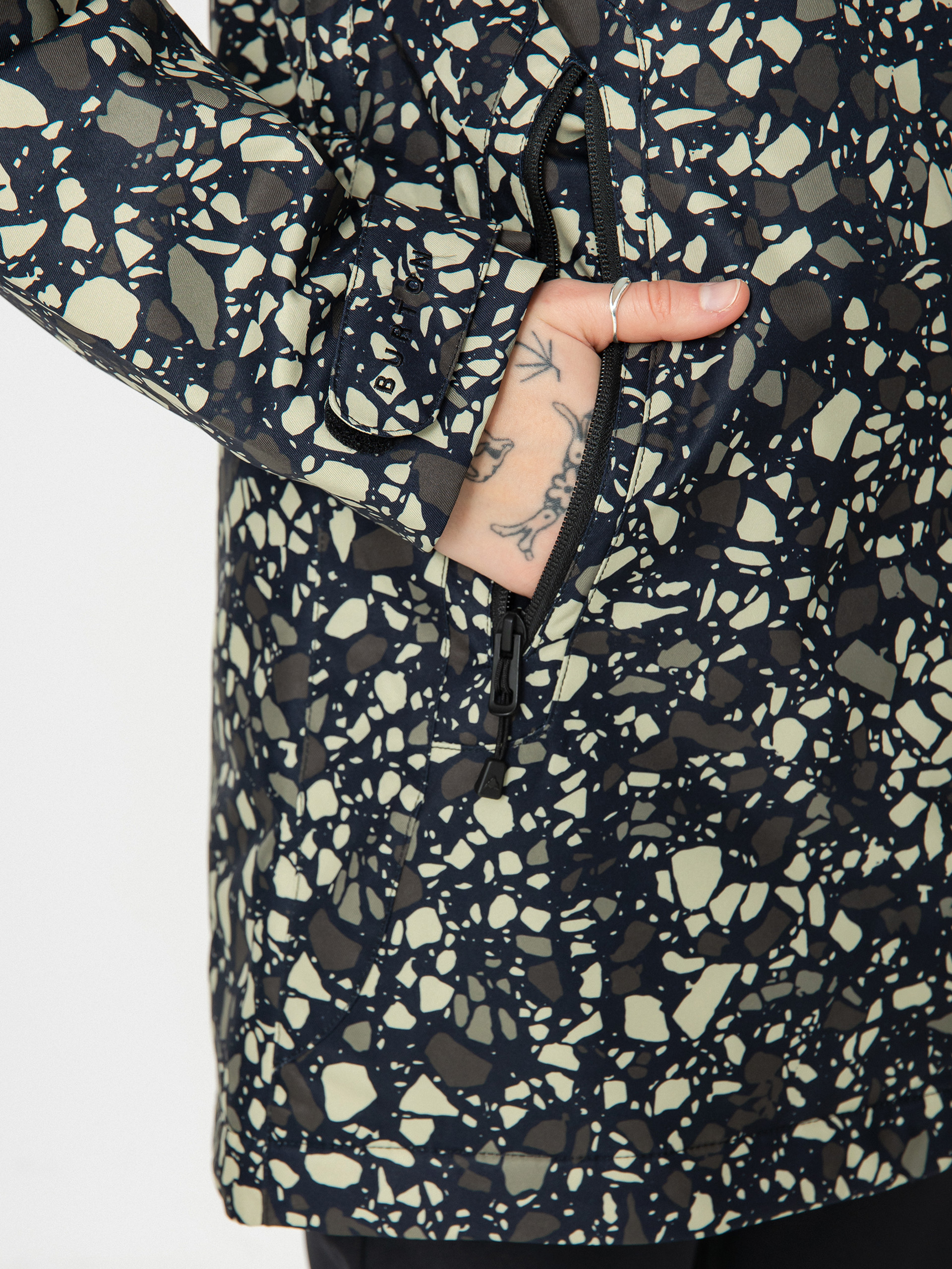 Womens Burton Lelah Snowboard jacket (sediment)