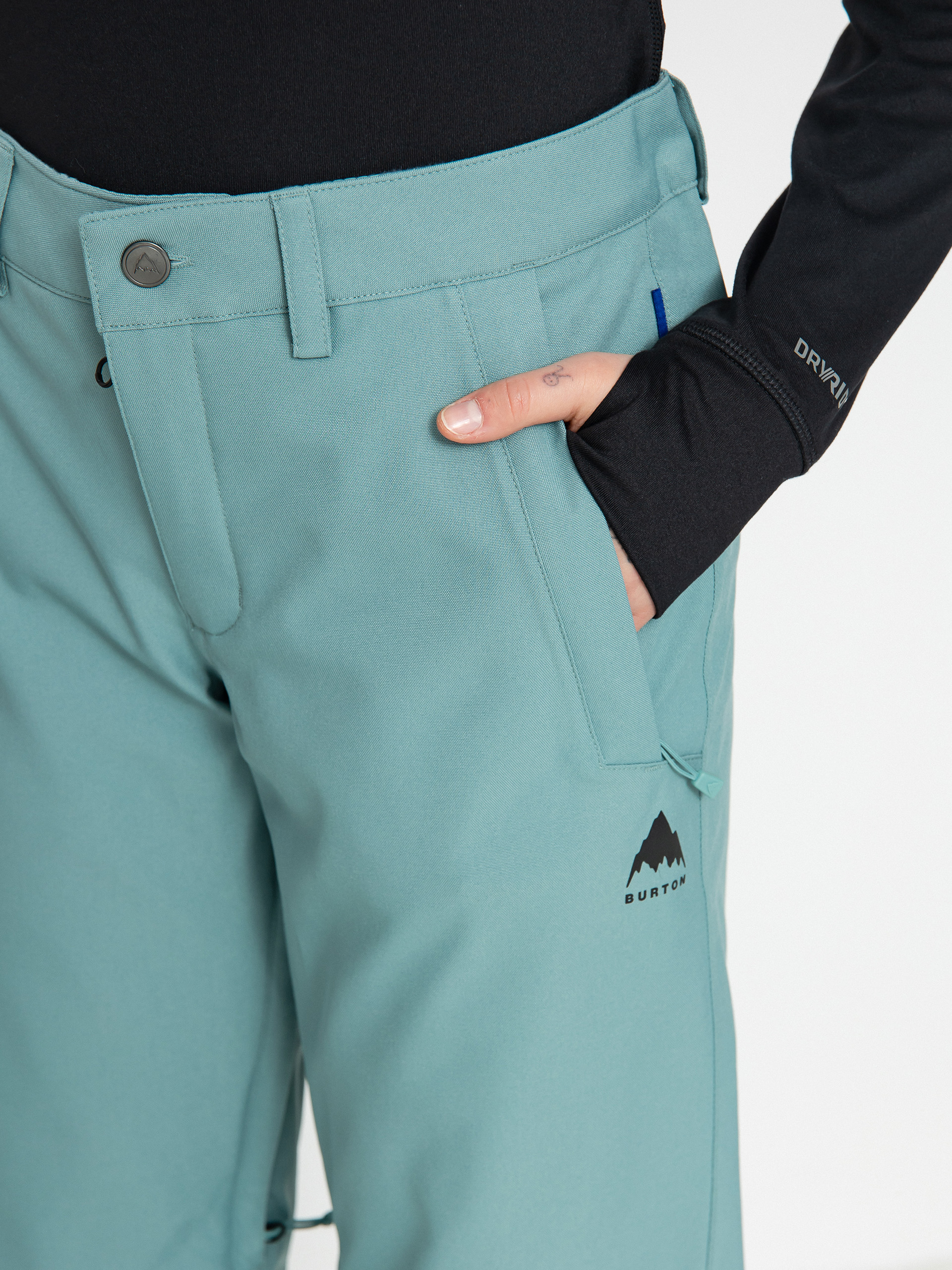 Womens Burton Society Snowboard pants (rock lichen)