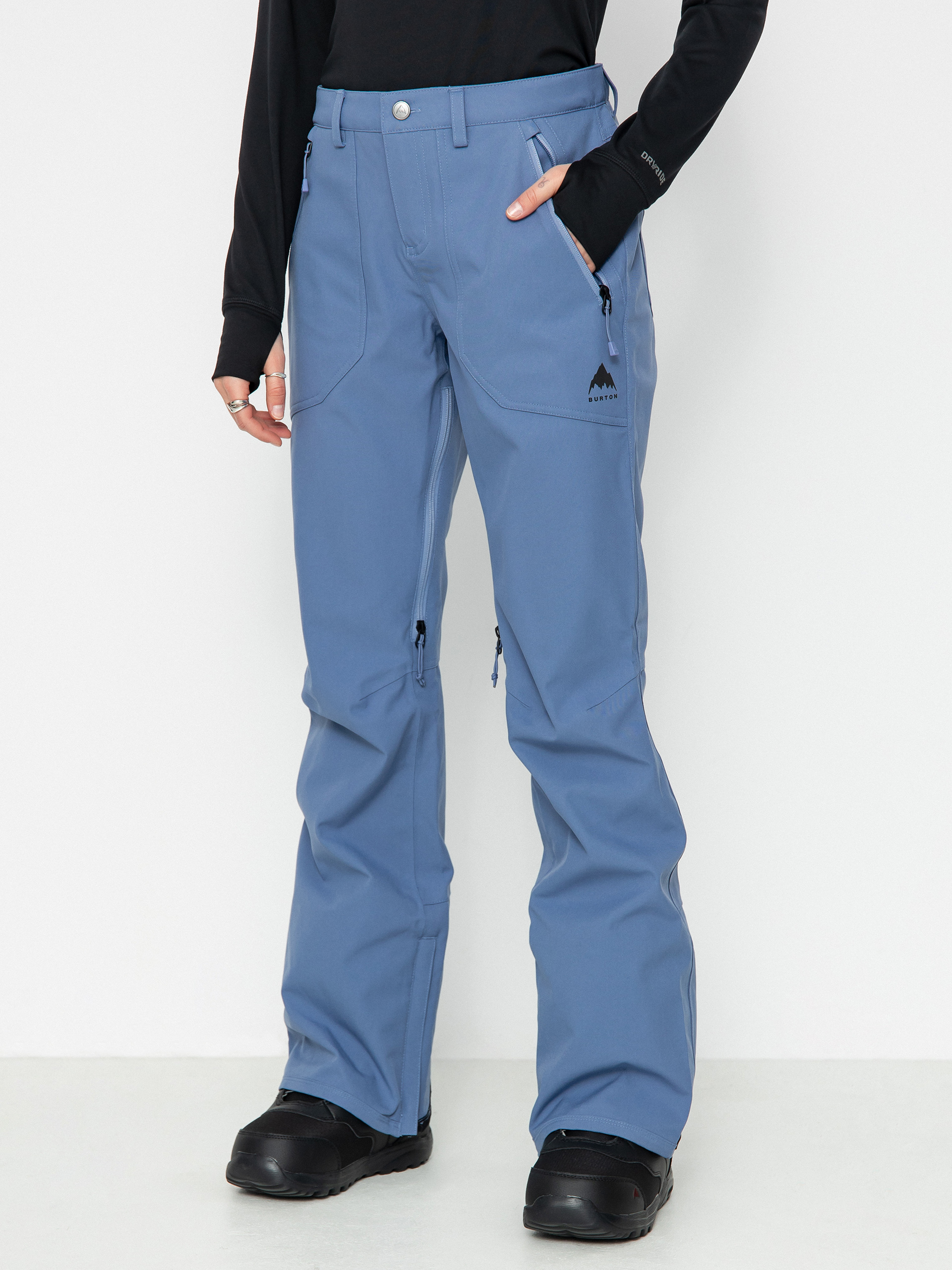 Womens Burton Vida Stretch Snowboard pants (slate blue)