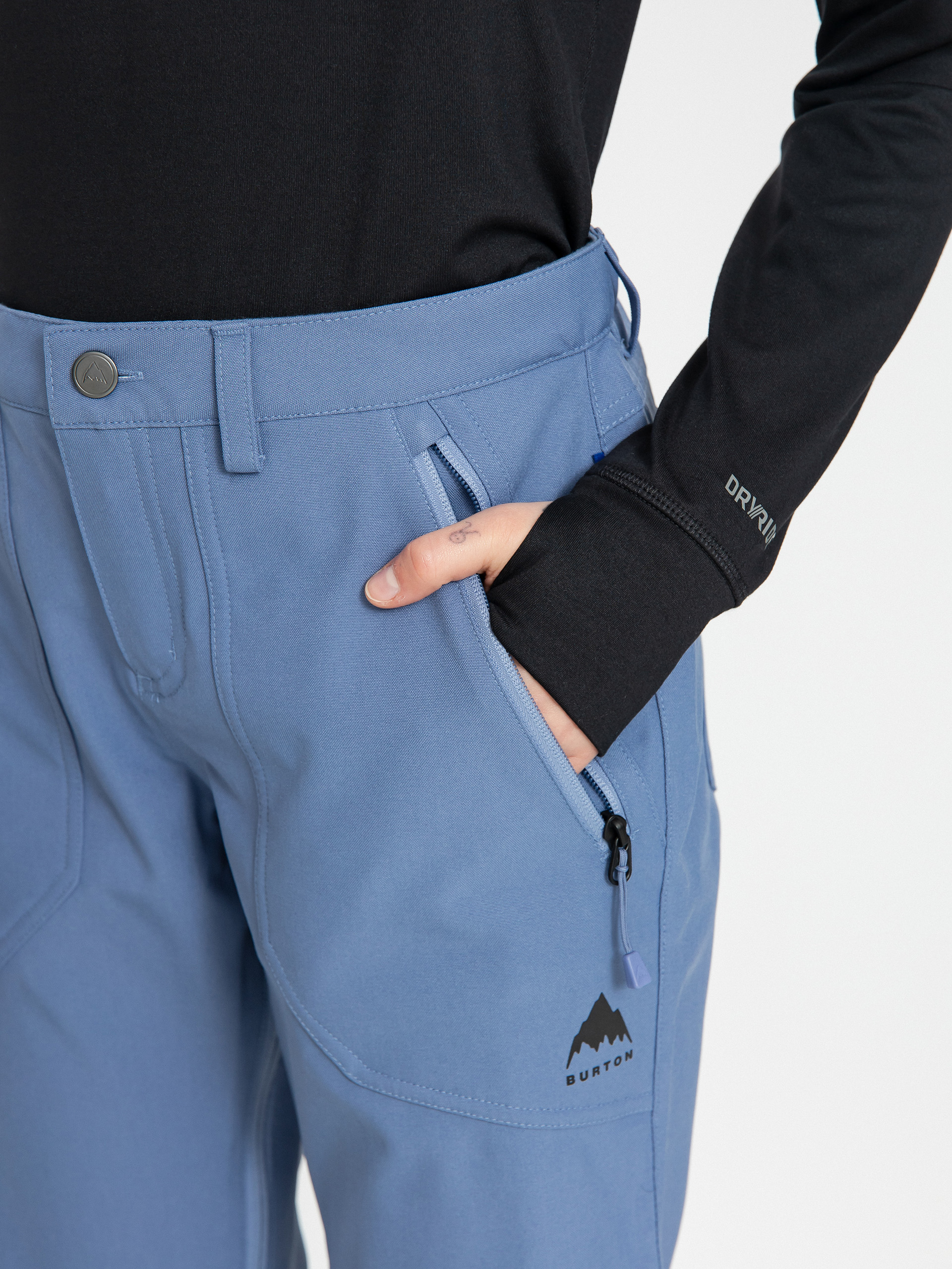 Womens Burton Vida Stretch Snowboard pants (slate blue)