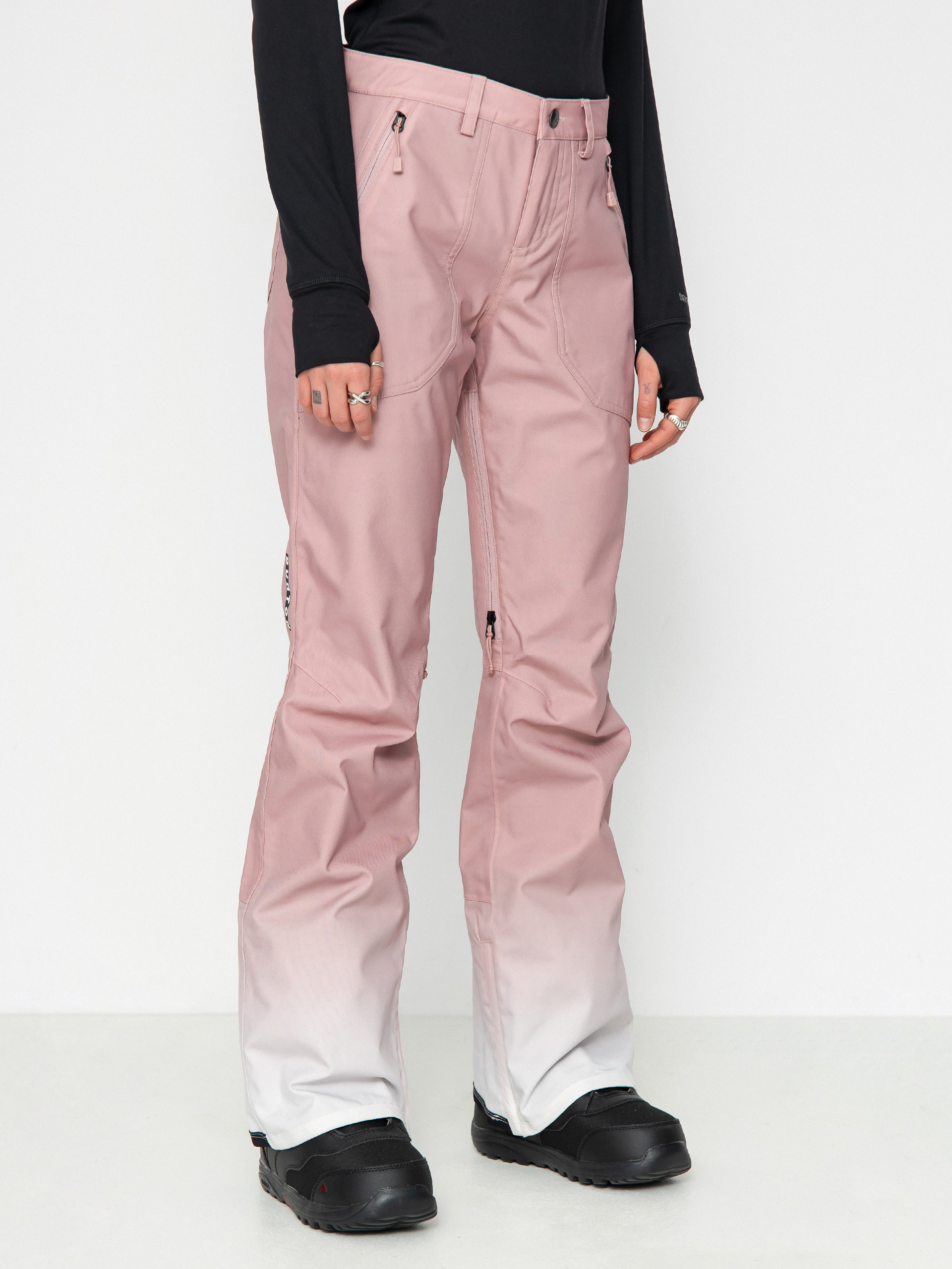 Womens Burton Vida Stretch Snowboard pants (blue pink ombre)