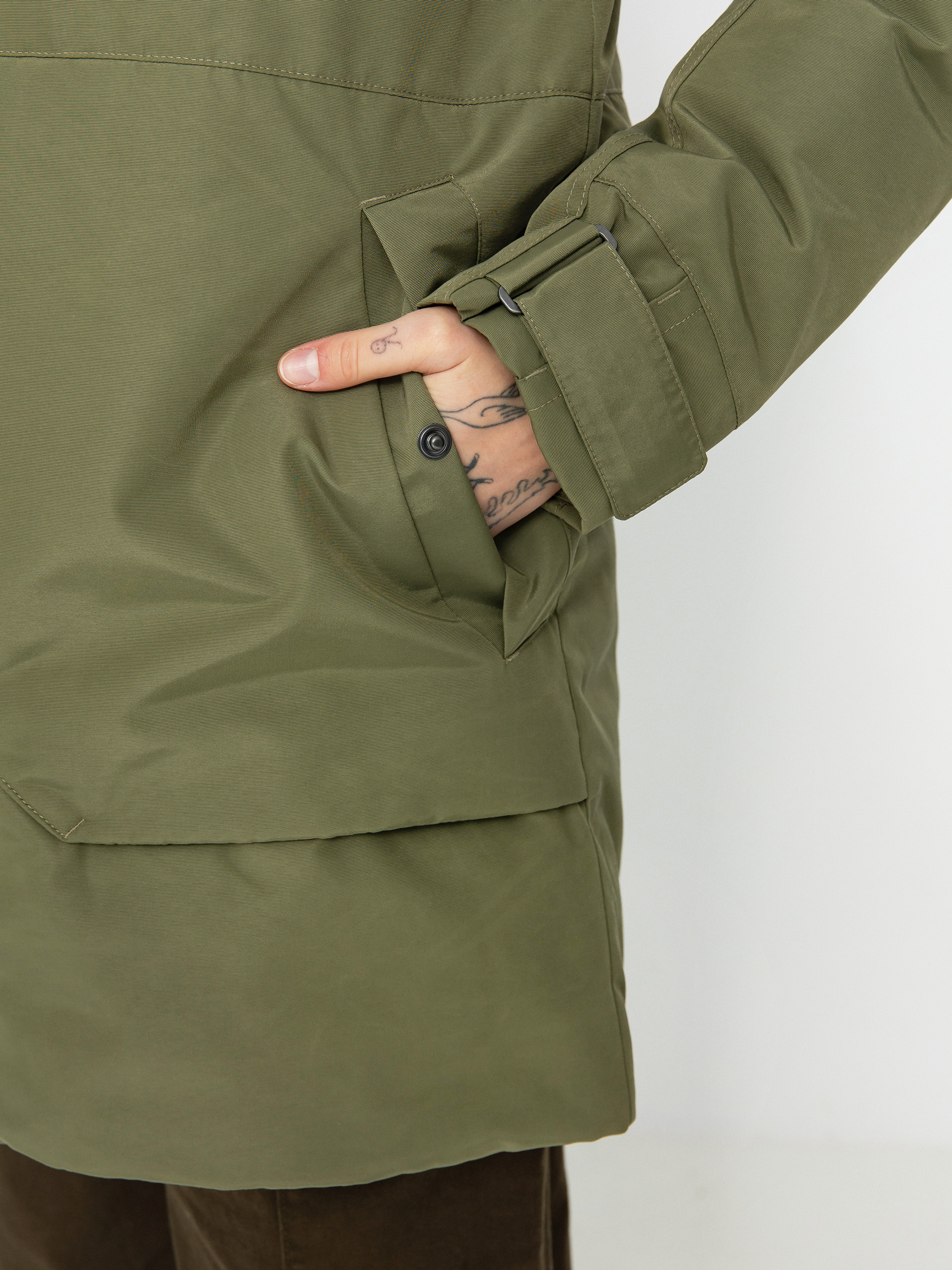 Womens Burton Saxton Parka Snowboard jacket (forest moss)