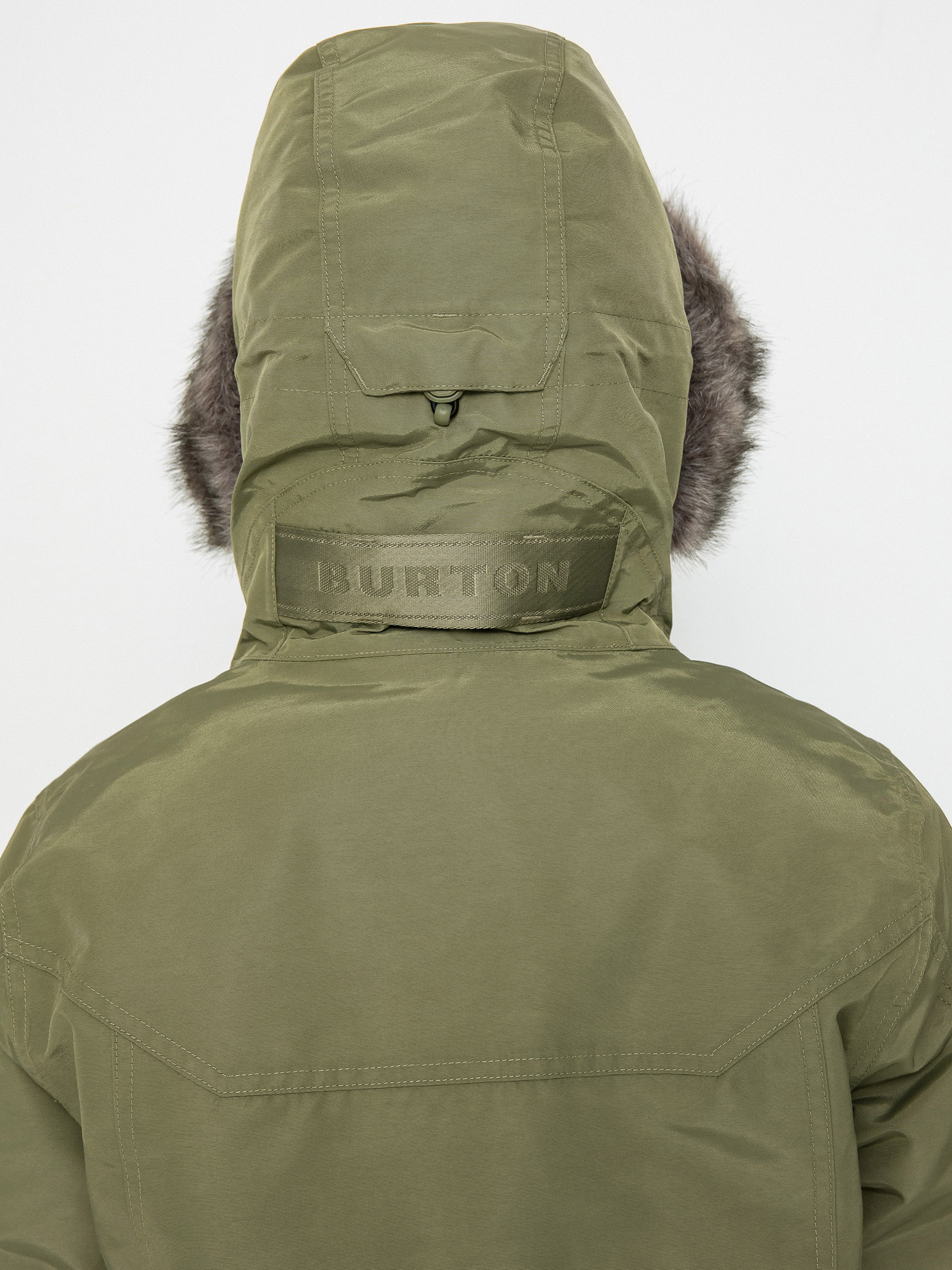 Damen Burton Saxton Parka Snowboardjacke (forest moss)