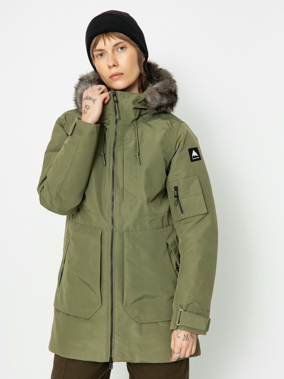 Burton Saxton Parka Snowboard jacket Wmn (forest moss)