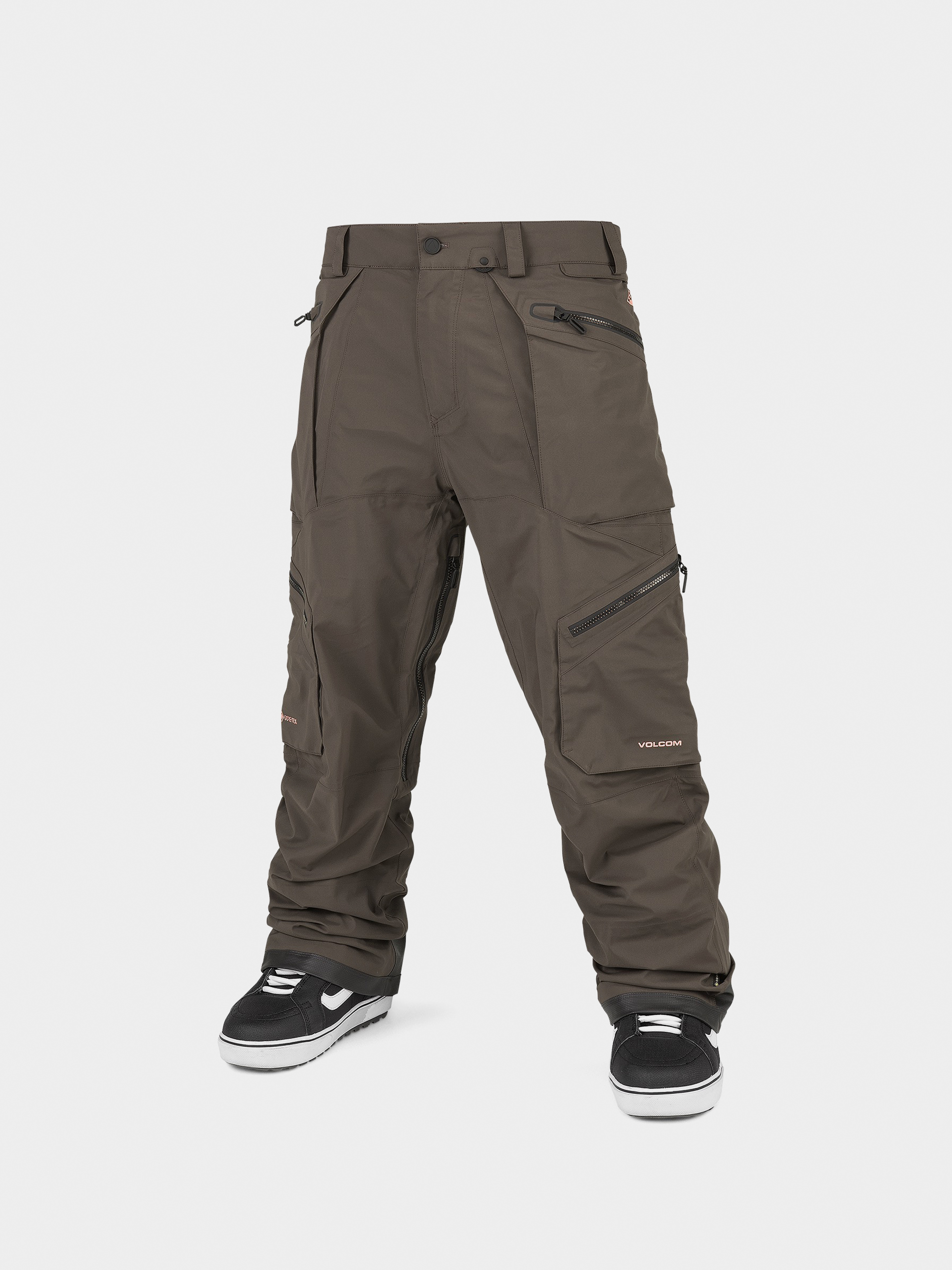 Mens Volcom Guch Stretch Gore Snowboard pants (brown)