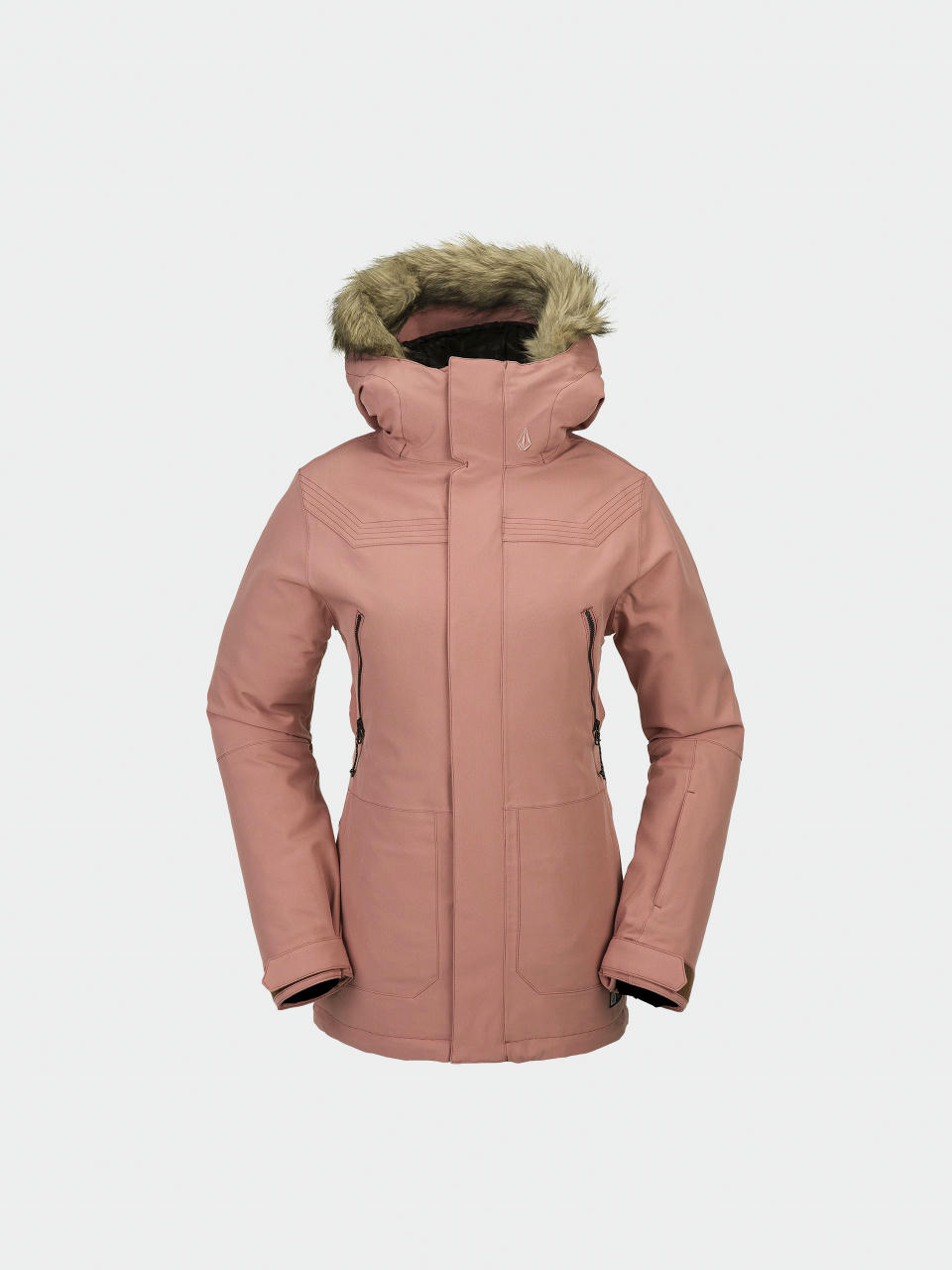 Womens Volcom Shadow Ins Snowboard jacket (earth pink)