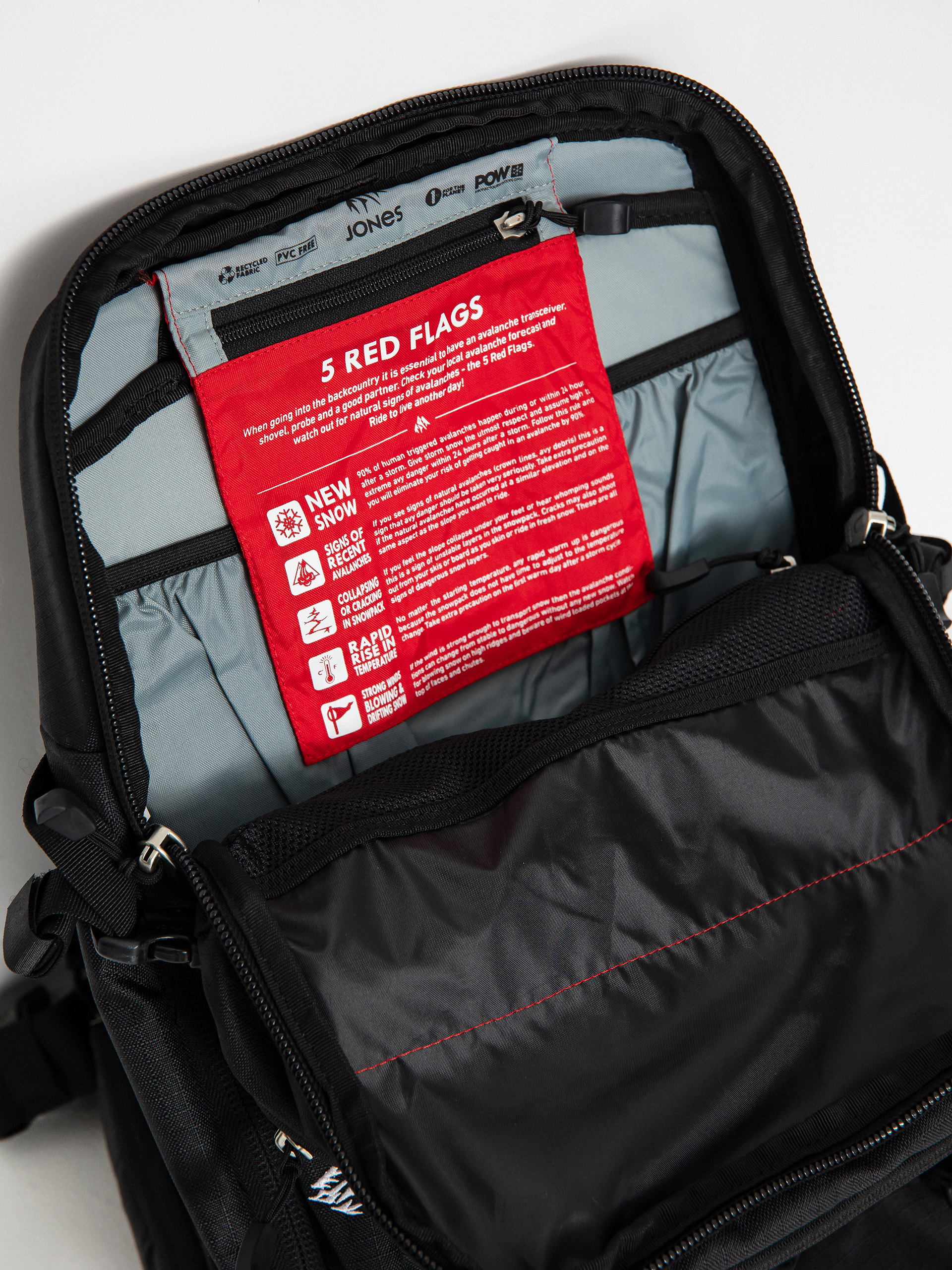 Jones Snowboards Bag Dscnt 25L Rucksack (black)