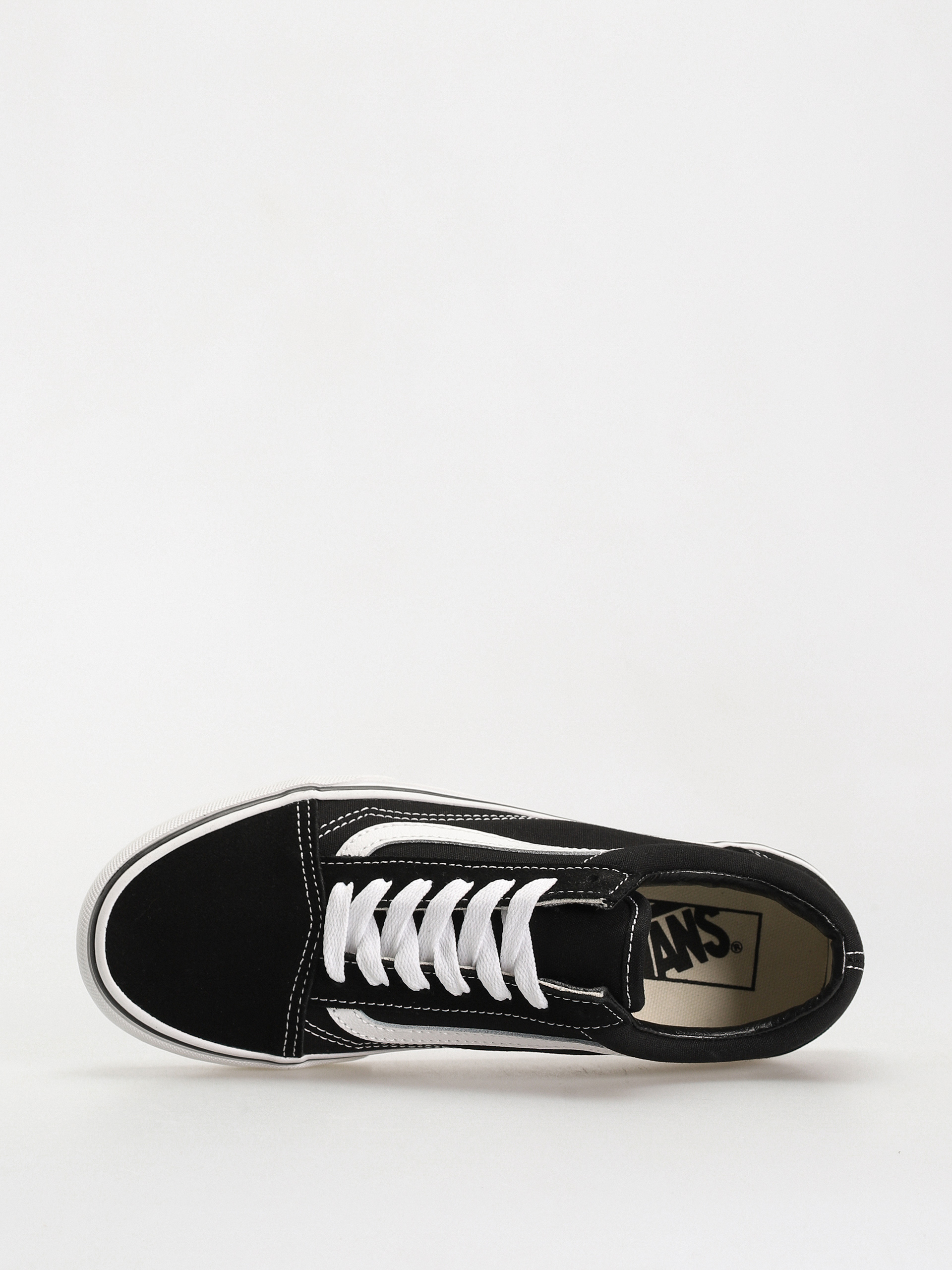 Old skool vans deals top view