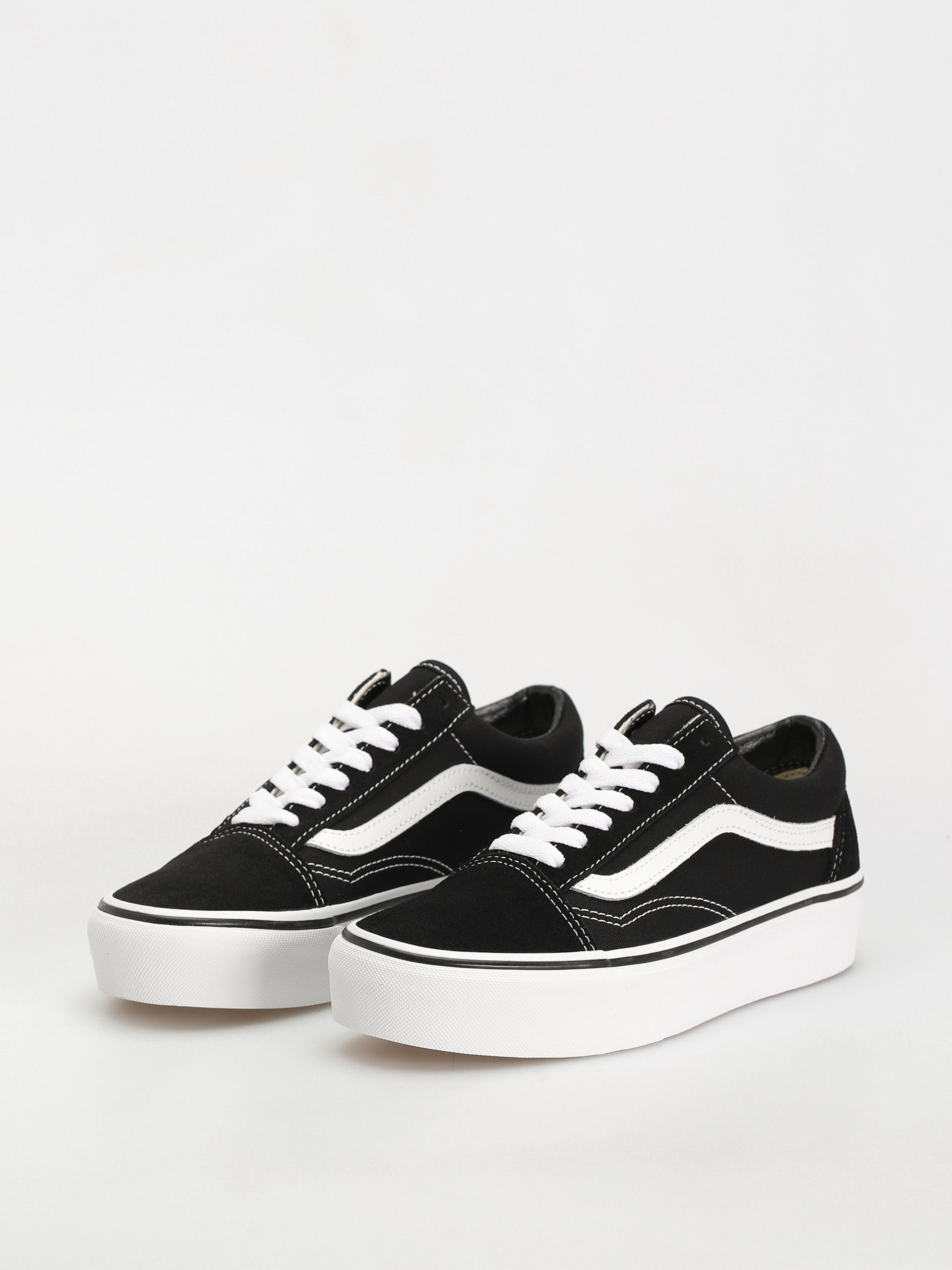 Vans Old Skool Platform Shoes (black/white)