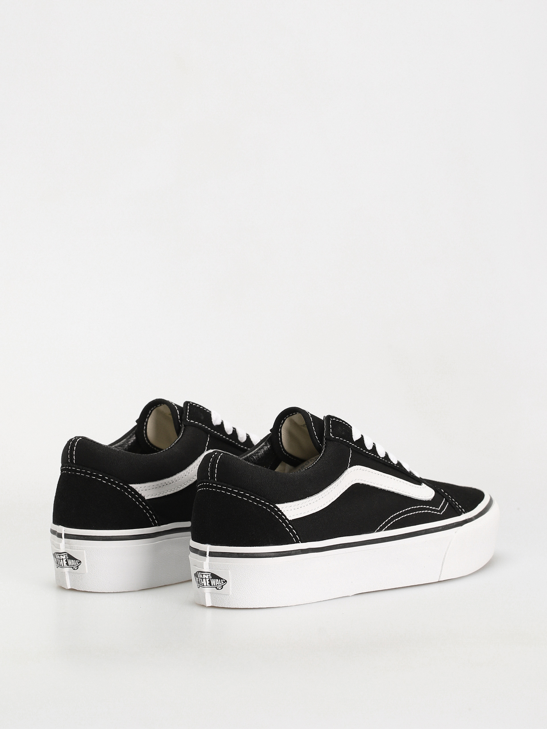 Vans Old Skool Platform Schuhe (black/white)