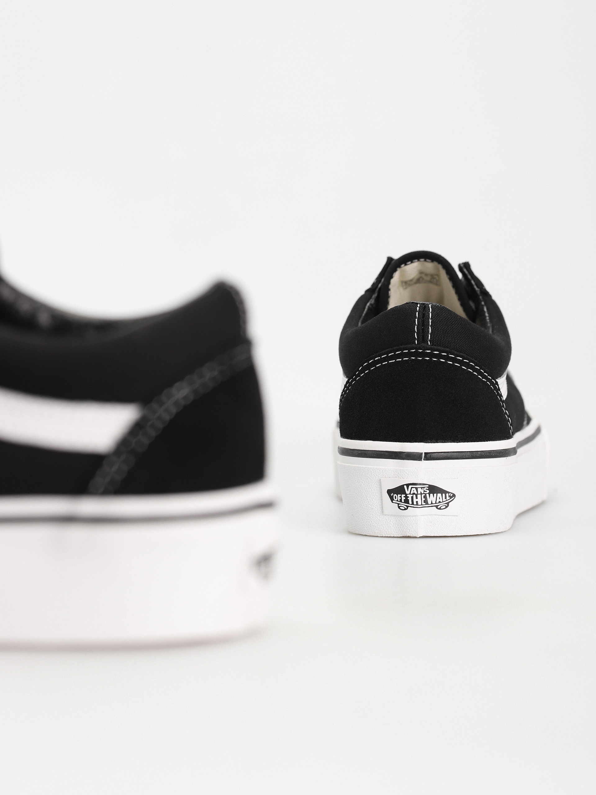 Vans Old Skool Platform Schuhe (black/white)