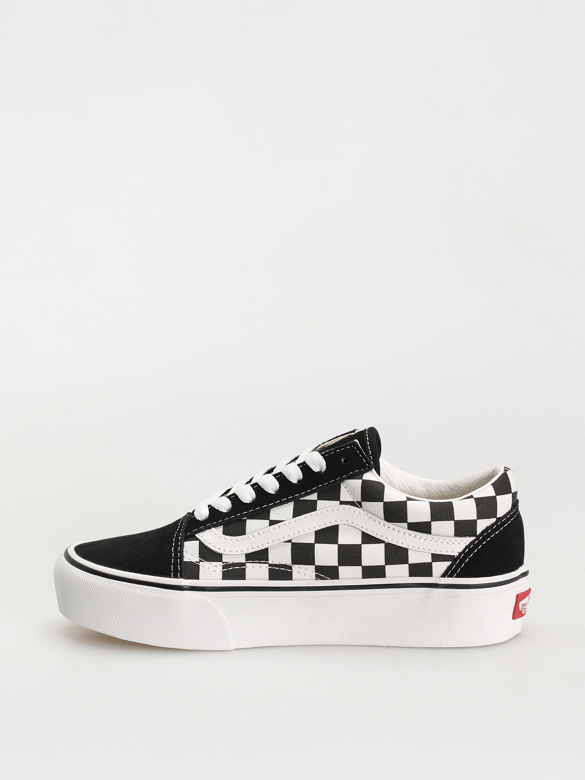 Vans Old Skool Platform Shoes (checker)