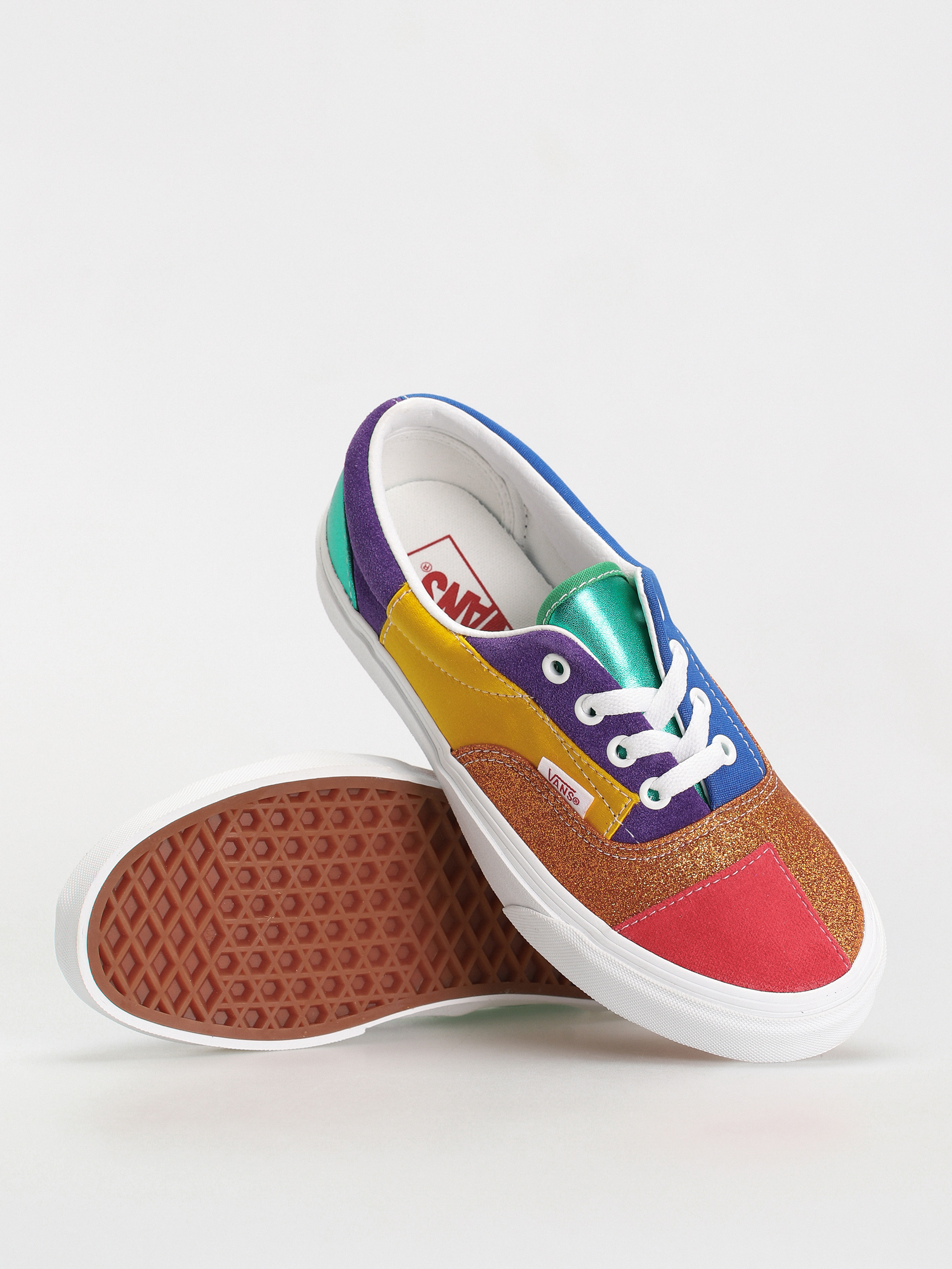 Vans Era Schuhe (pride patchwork/true white)
