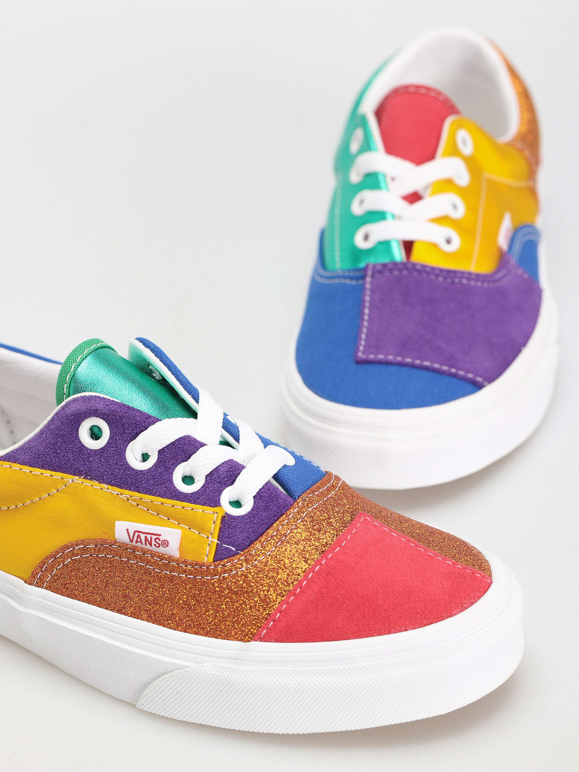 Vans Era Shoes (pride patchwork/true white)