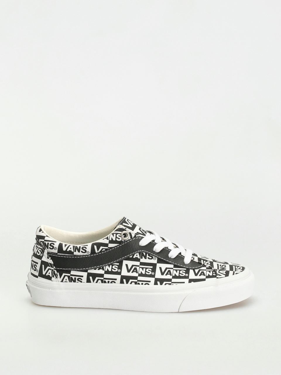 Vans Bold Ni Shoes (logo checker/tr wht/blk)