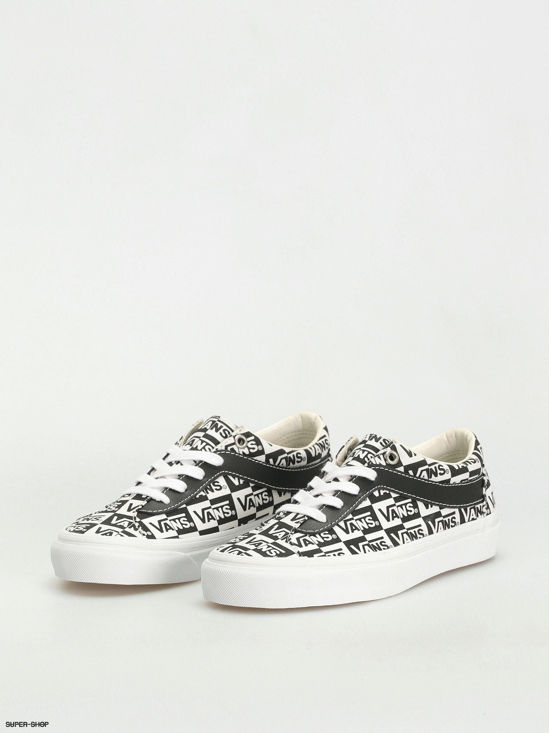 Vans old skool logo cheap print trainers in black