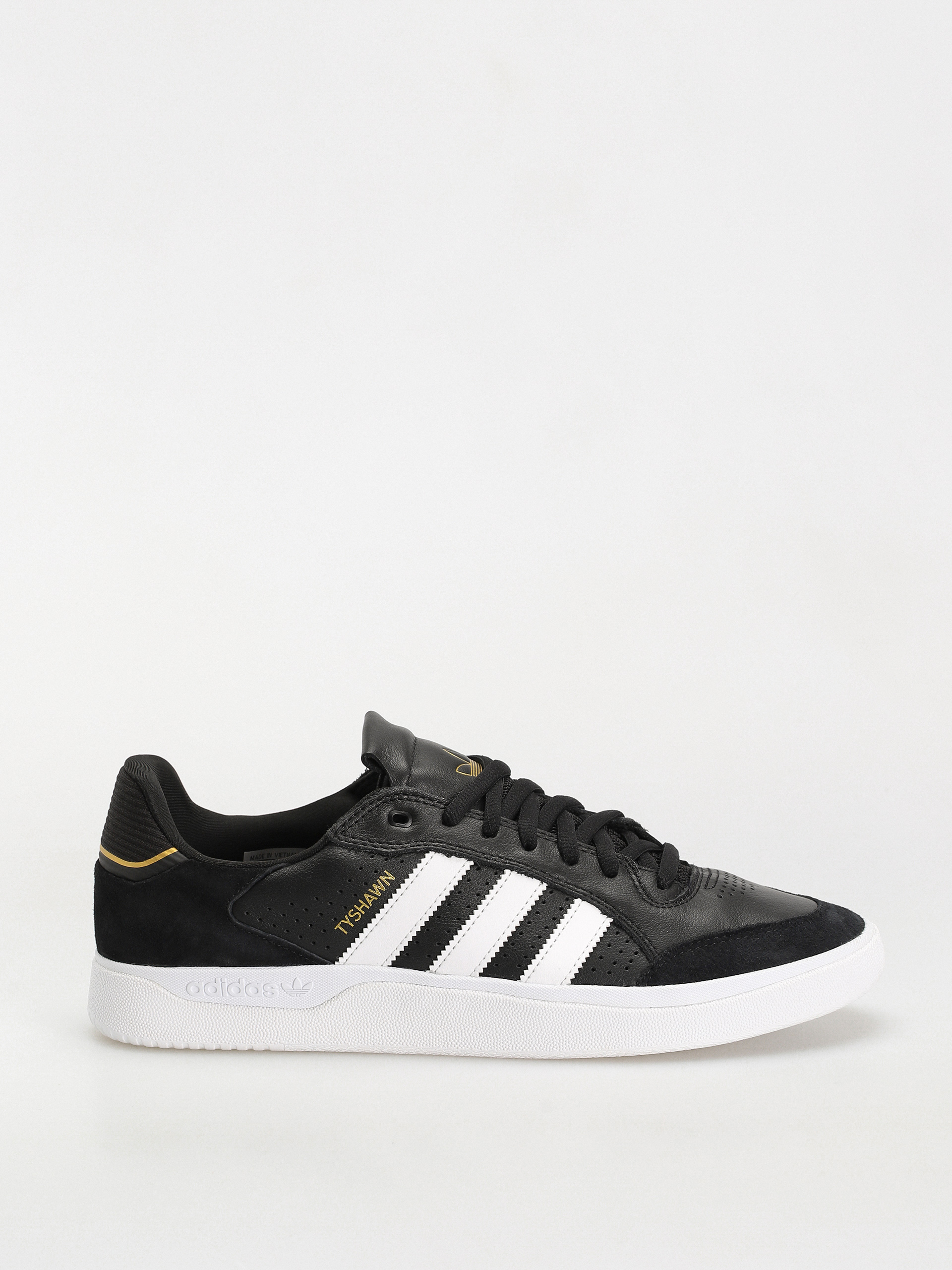adidas Tyshawn Low Schuhe (cblack/ftwwht/goldmt)