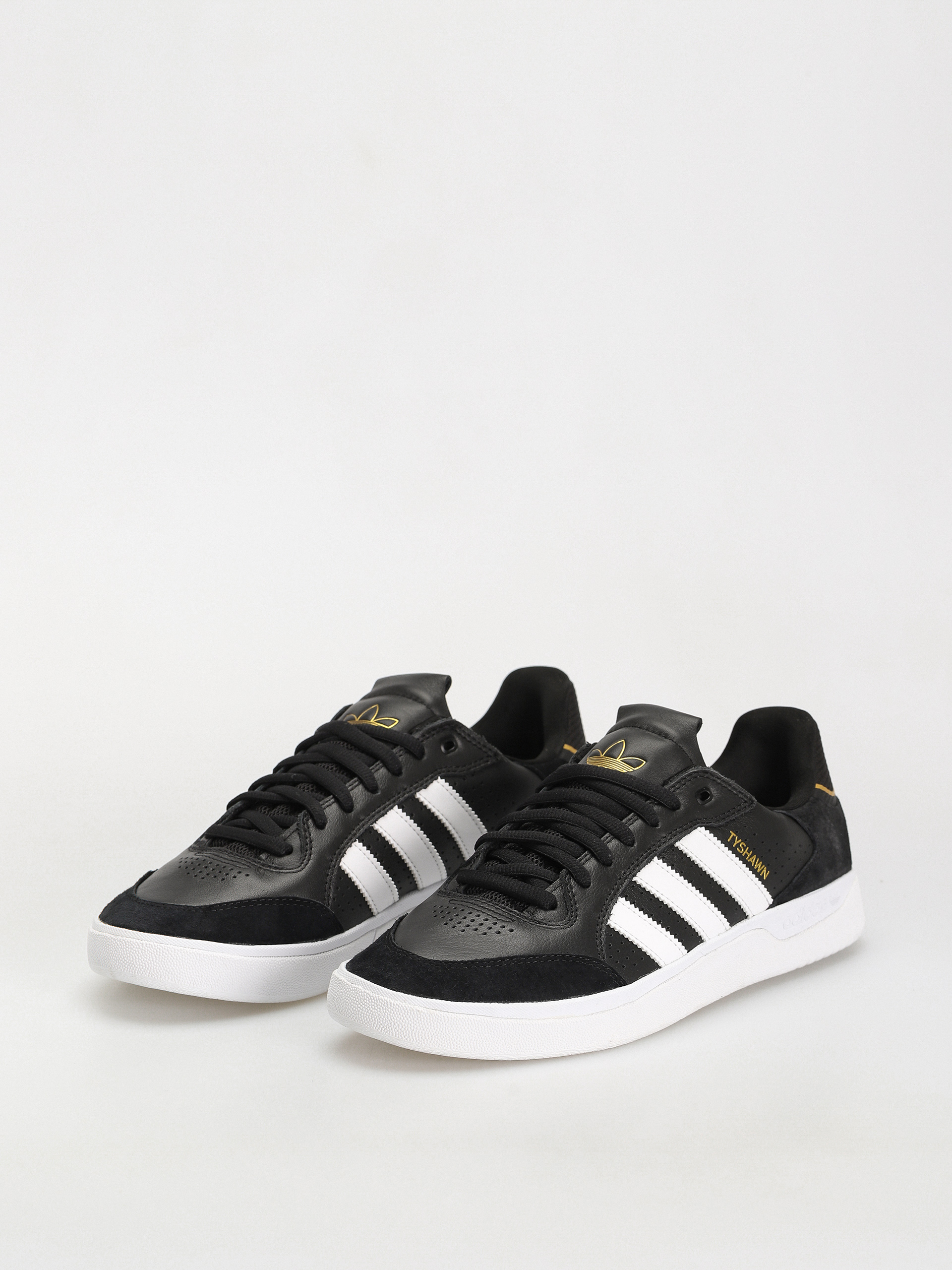 adidas Tyshawn Low Shoes (cblack/ftwwht/goldmt)