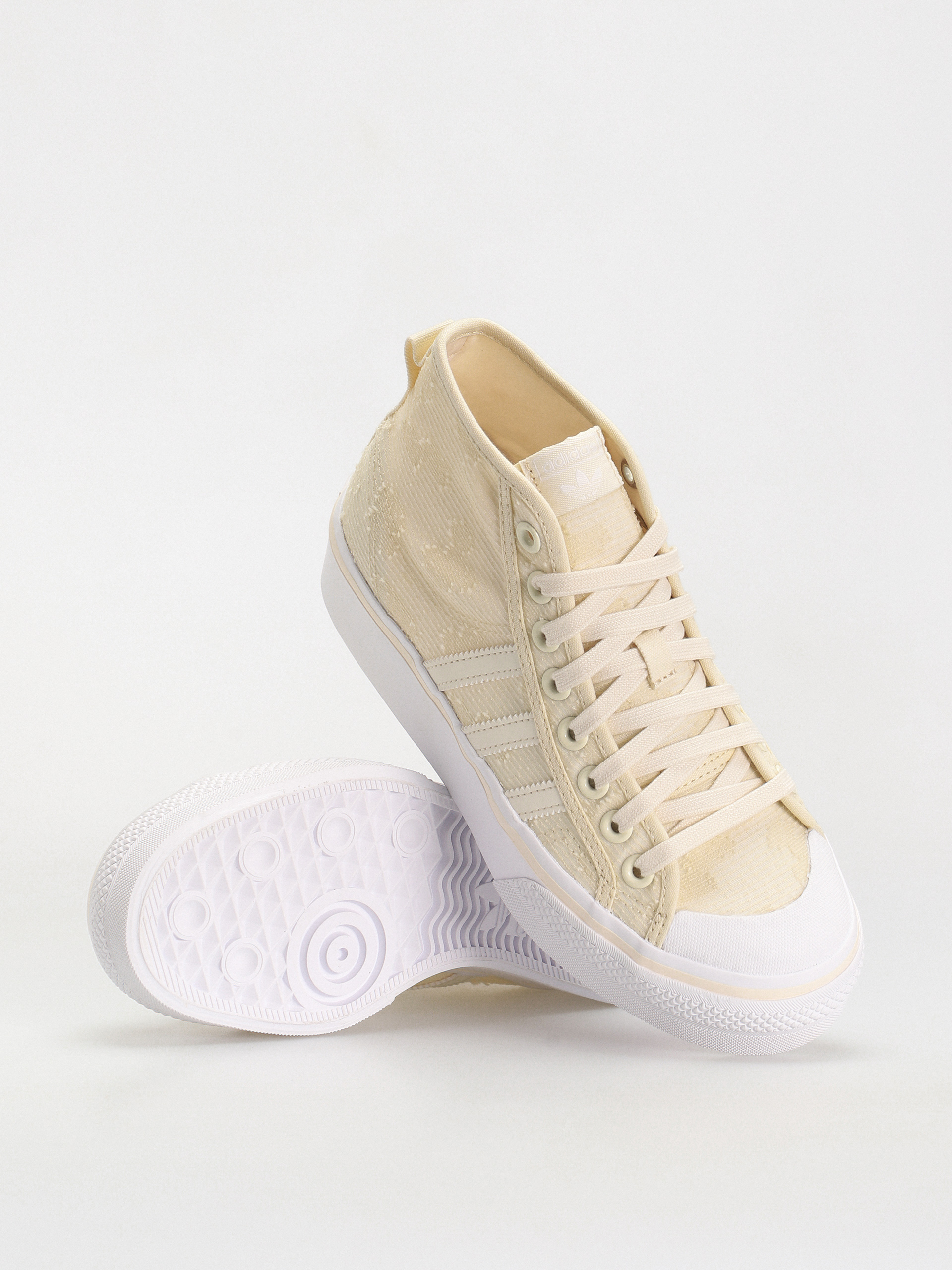 adidas Originals Nizza Platform Mid Shoes Wmn (cwhite/cwhite/ftwwht)