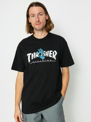 Santa Cruz X Thrasher Screaming Logo T-shirt (black)