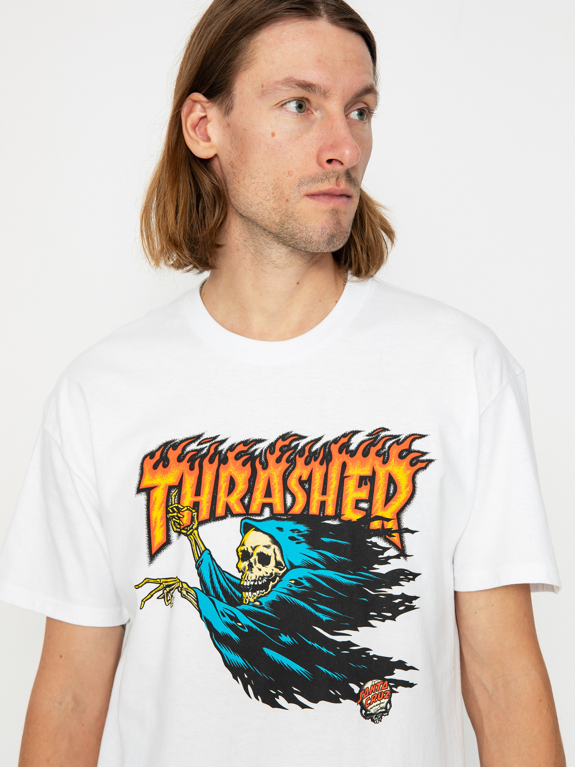 Santa Cruz X Thrasher O'Brien Reaper T-shirt - white (white)