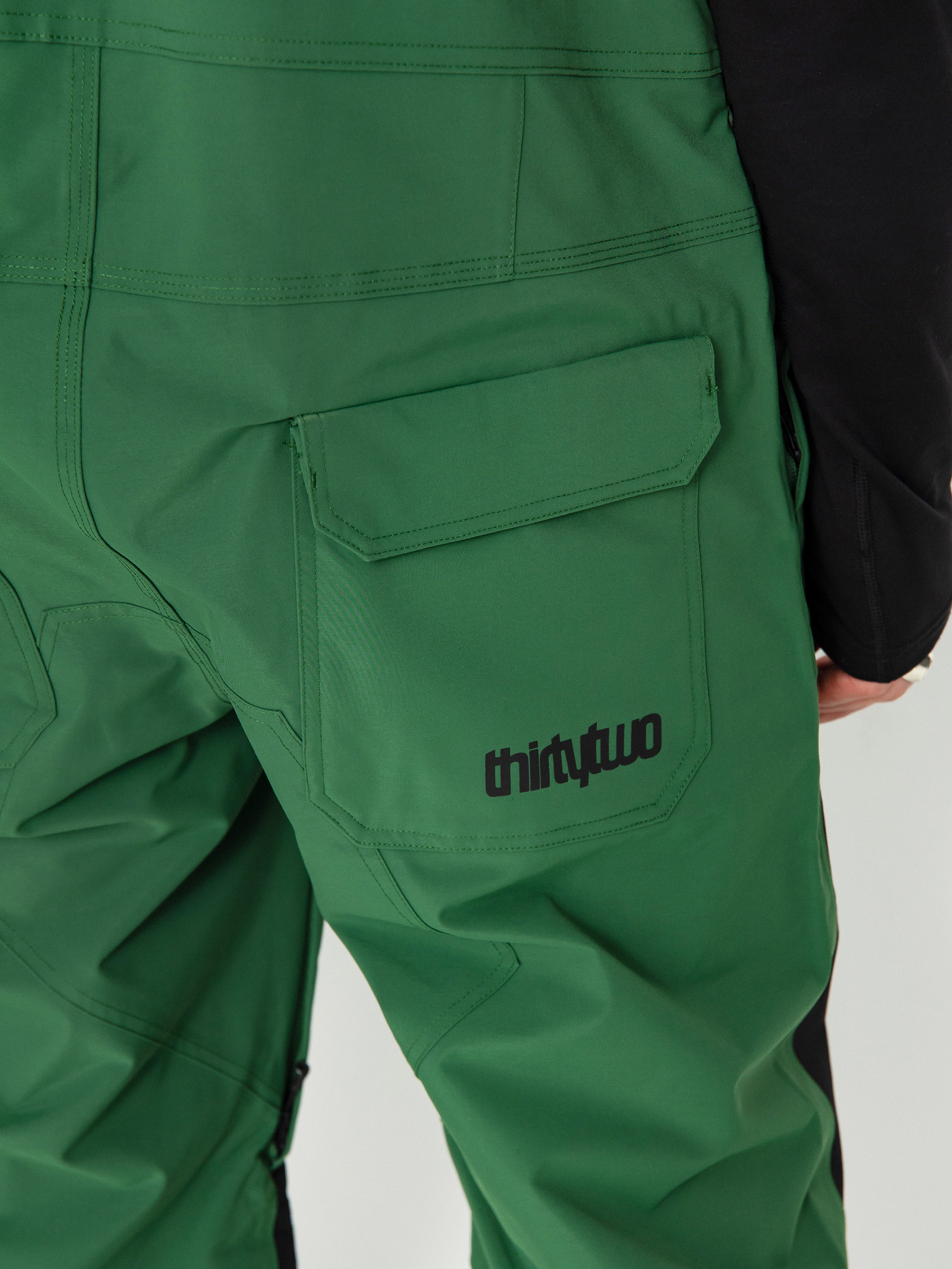 Herren ThirtyTwo Basement Bib Snowboardhose (green)