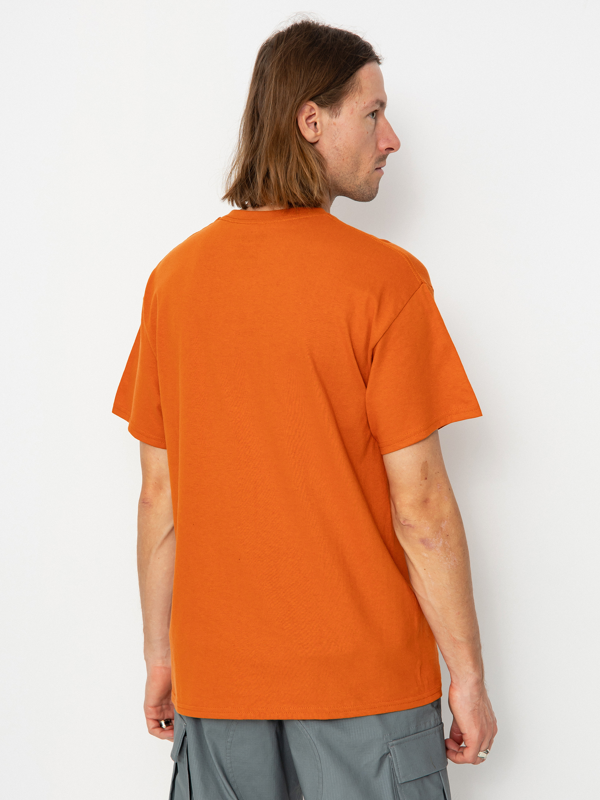 Spitfire Hl Hounds Script T-Shirt (orange/multi)