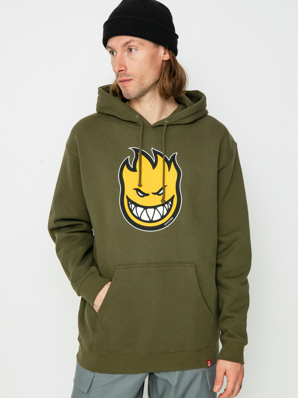 Spitfire Bghd Fl HD Hoodie (army green/gold/black)