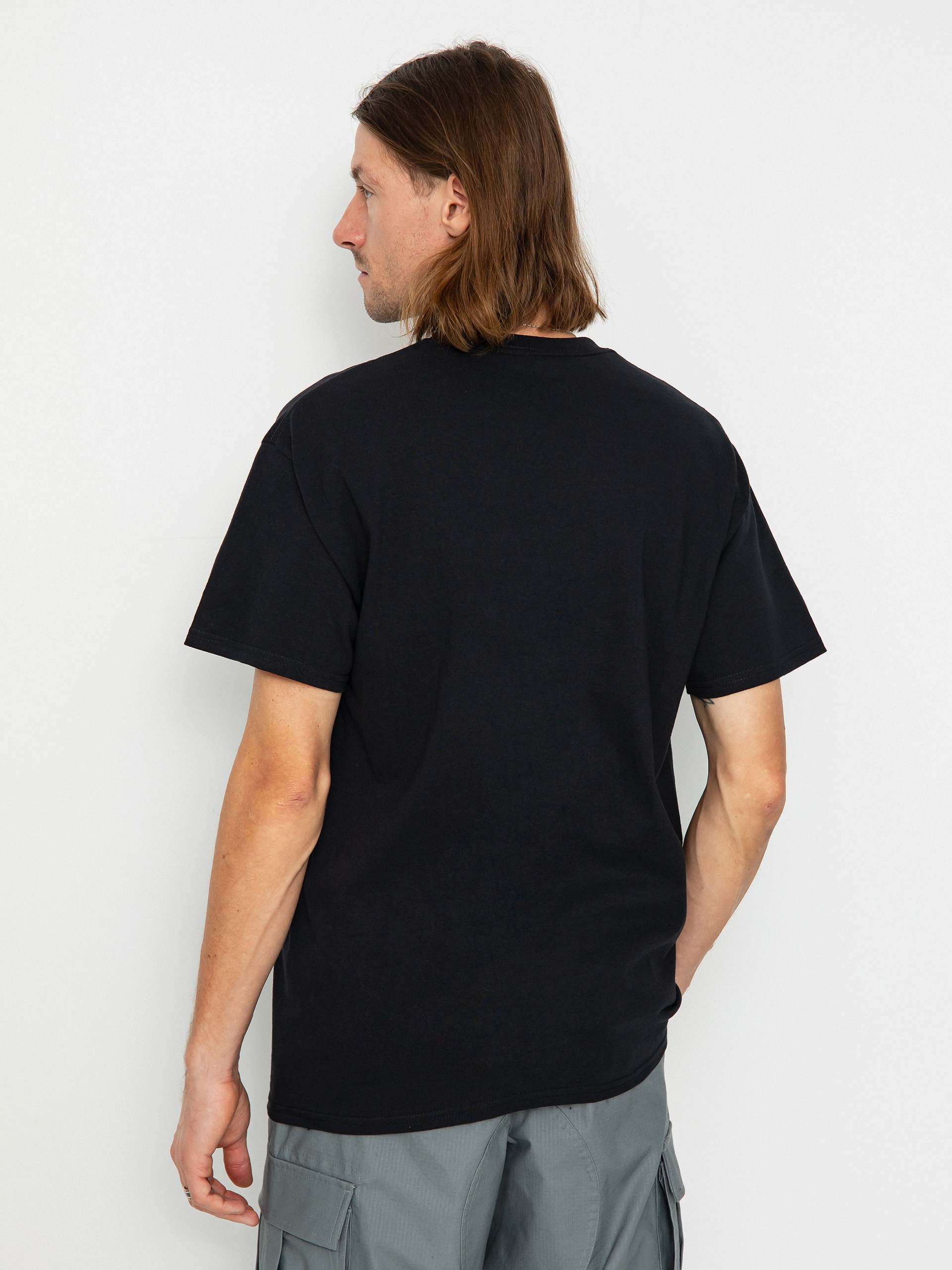 Real Natas Oval T-shirt (black/yellow/white)