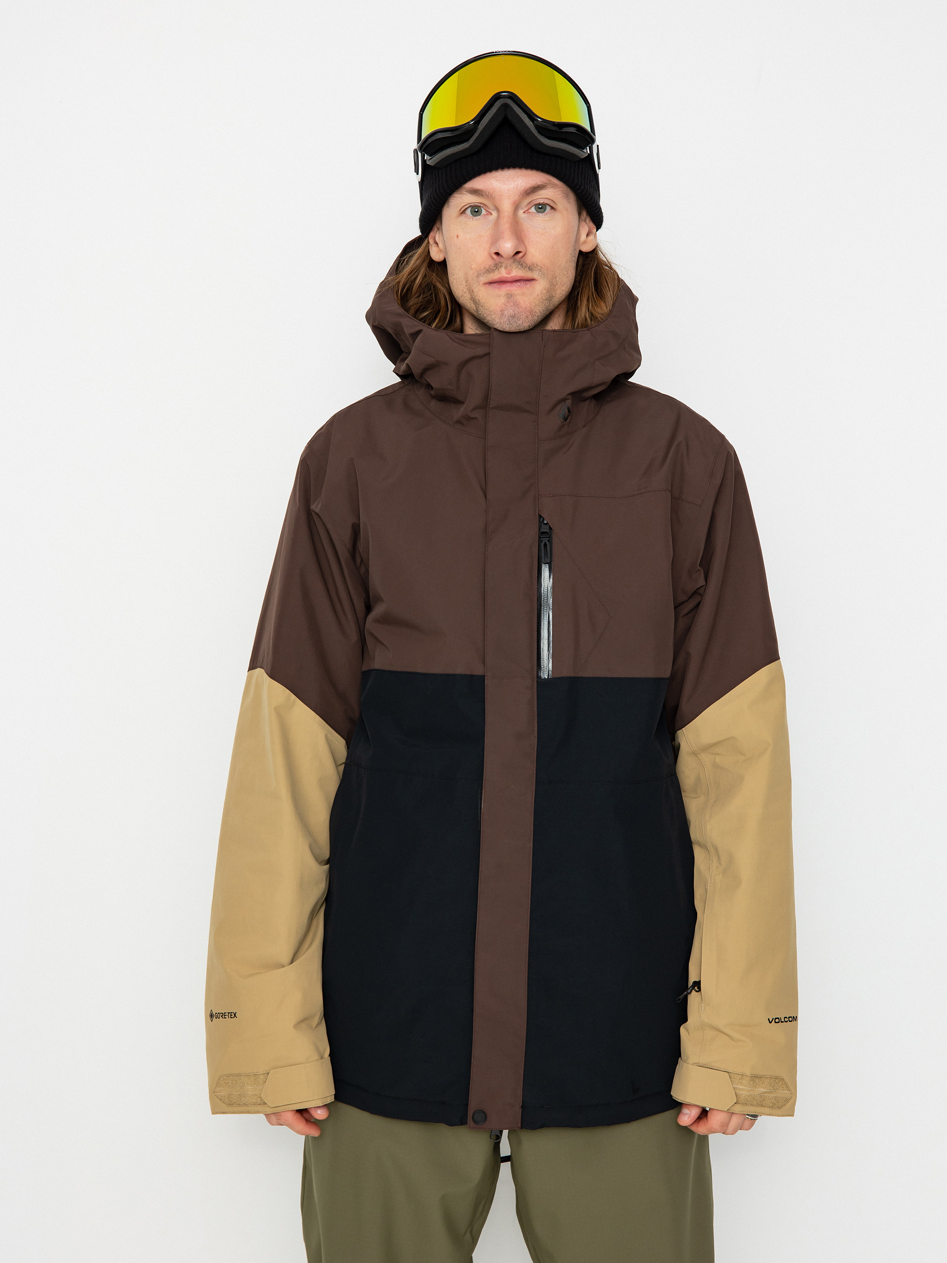 Mens Volcom L Ins Gore Tex Snowboard jacket (brown)