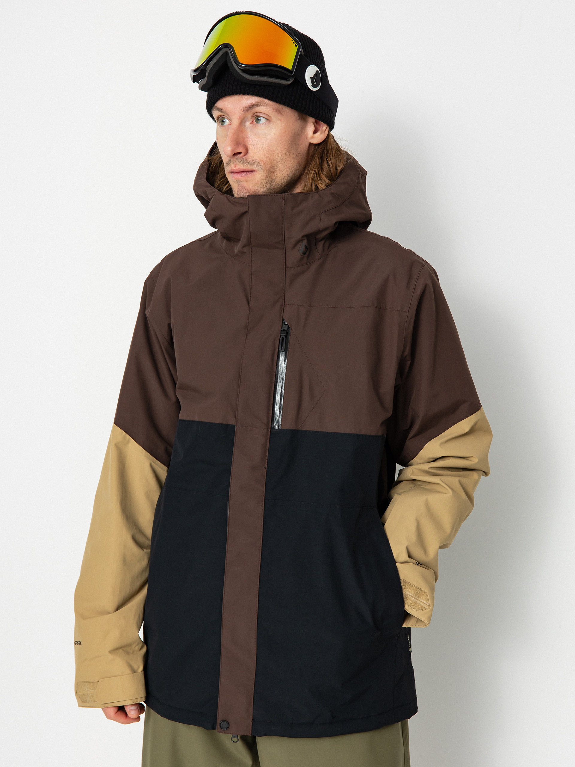 Mens Volcom L Ins Gore Tex Snowboard jacket (brown)