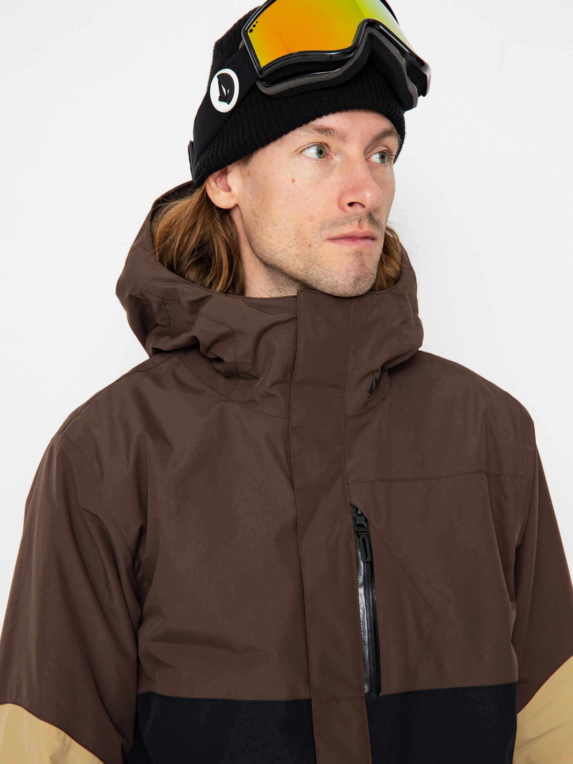 Mens Volcom L Ins Gore Tex Snowboard jacket (brown)