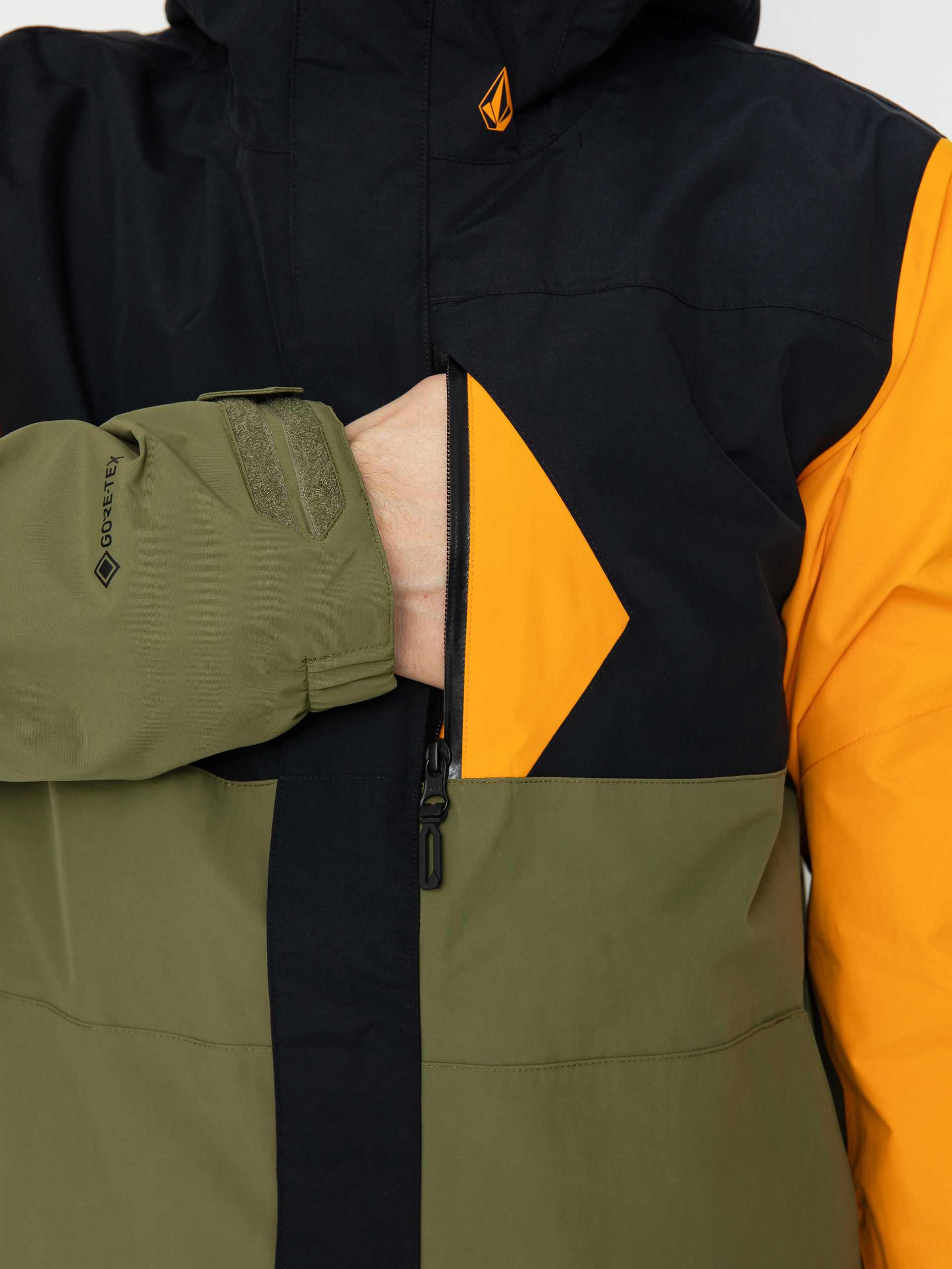 Herren Volcom L Ins Gore Tex Snowboardjacke (gold)