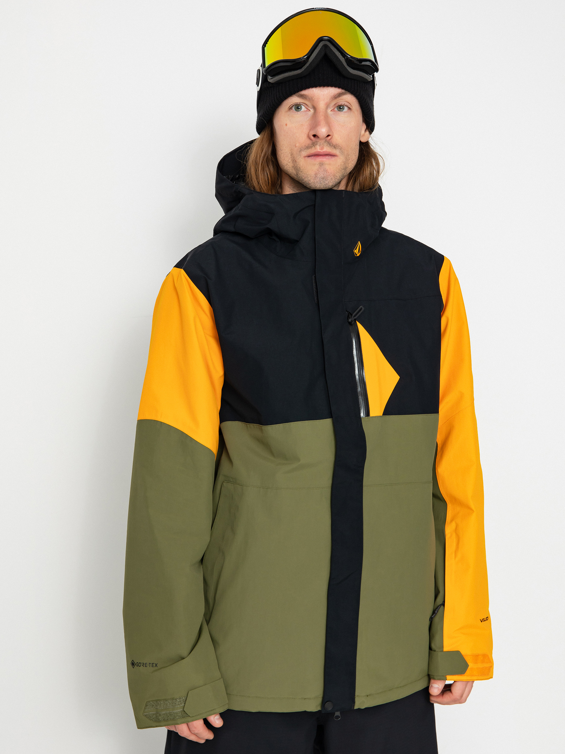 スノーボード Volcom Gore Tex Snowboard Jacket L size Volcom L Ins Gore Tex Snowboard jacket - golden (gold)