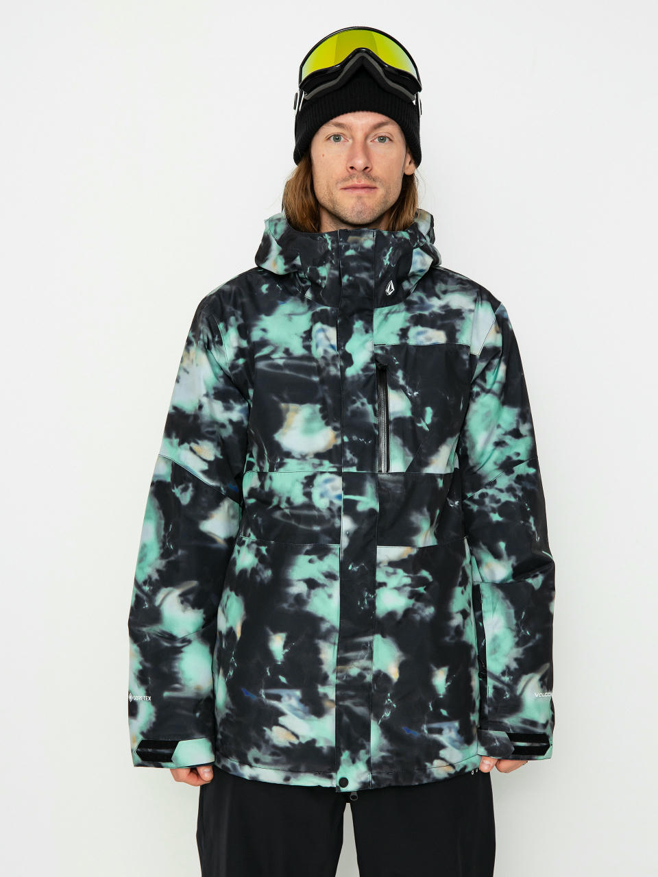 Mens Volcom L Ins Gore Tex Snowboard jacket (spritz black)