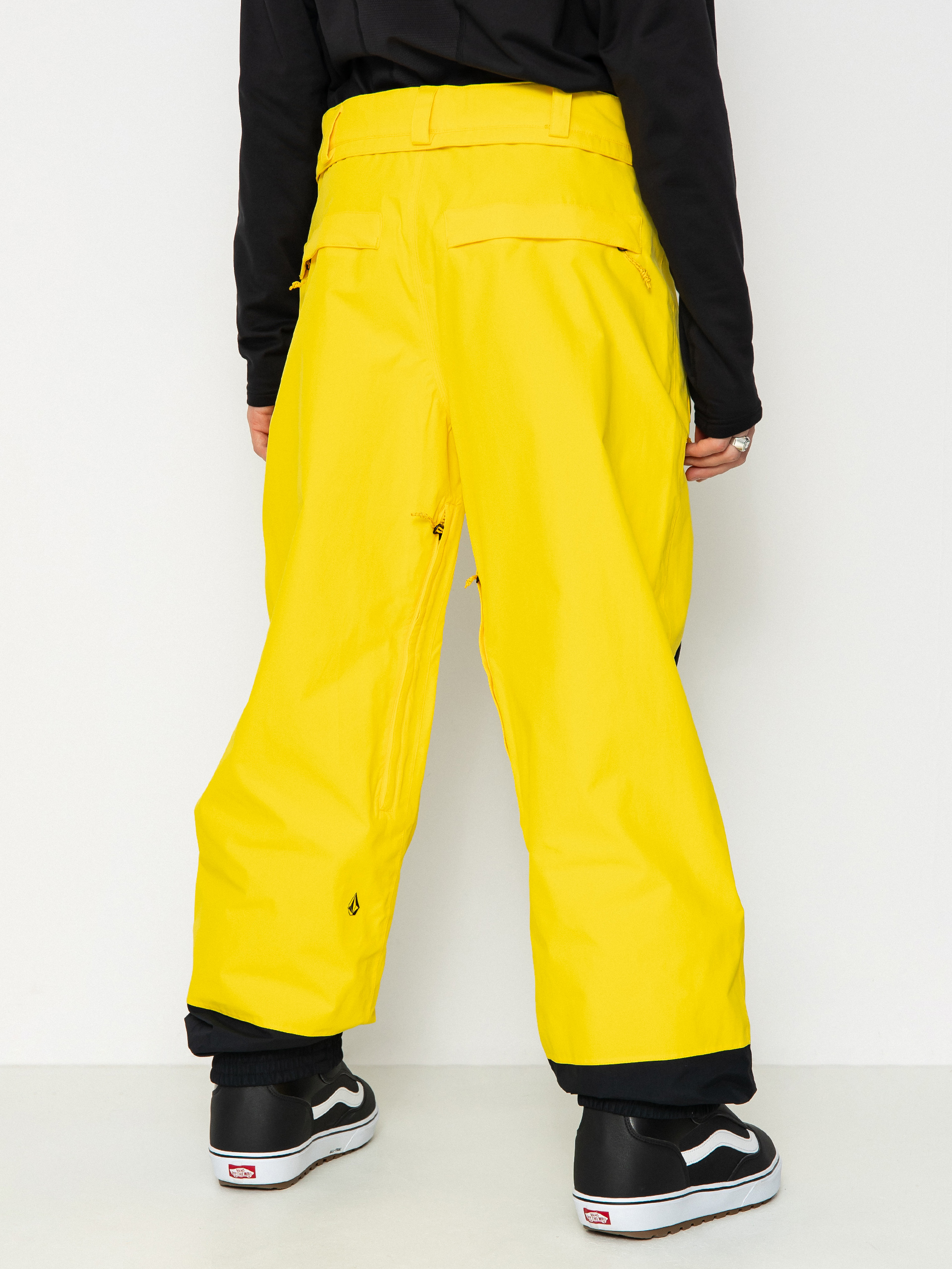 Mens Volcom Longo Gore Tex Snowboard pants (bright yellow)