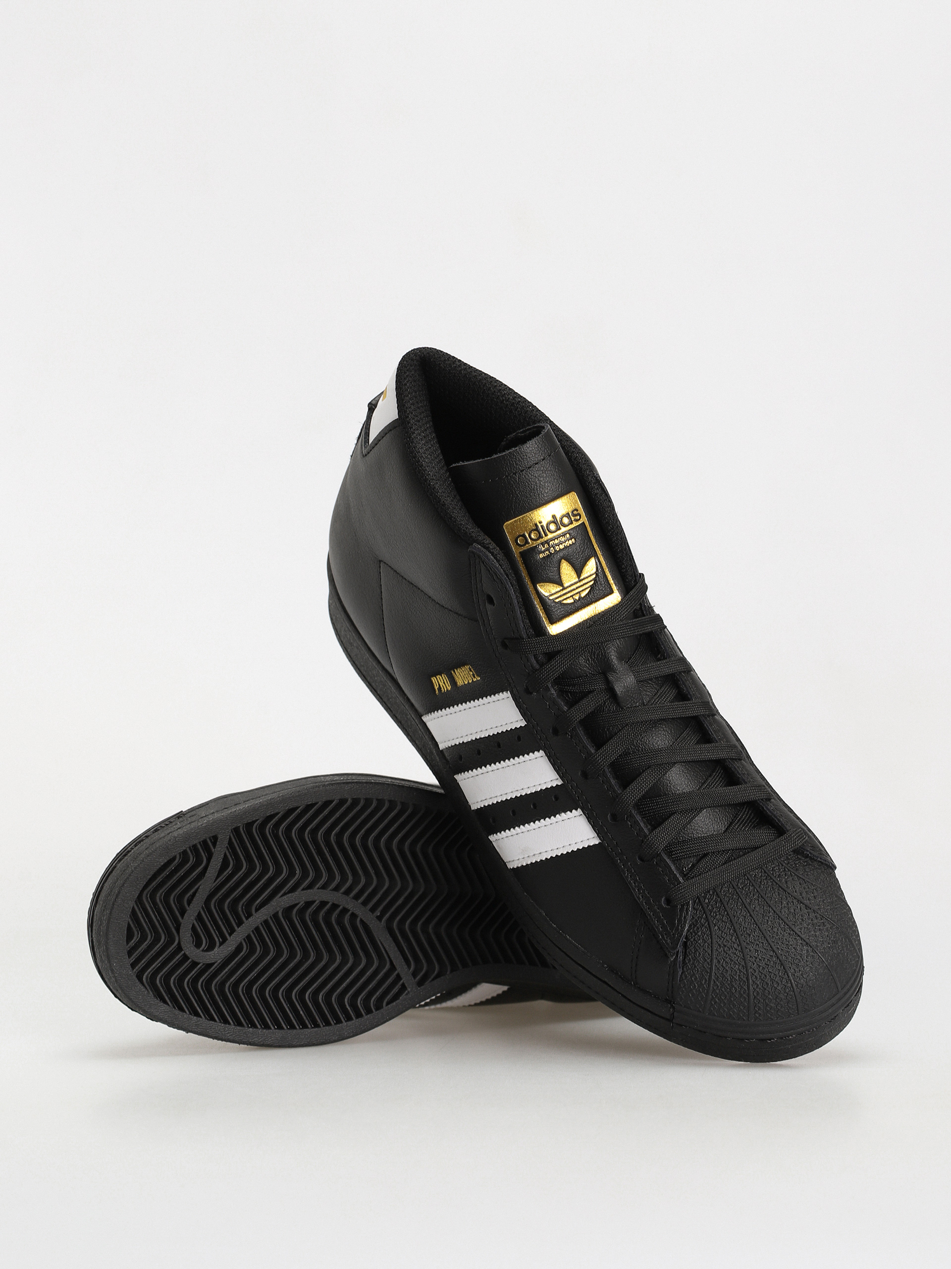 adidas Pro Model ADV Shoes (cblack/ftwwht/goldmt)