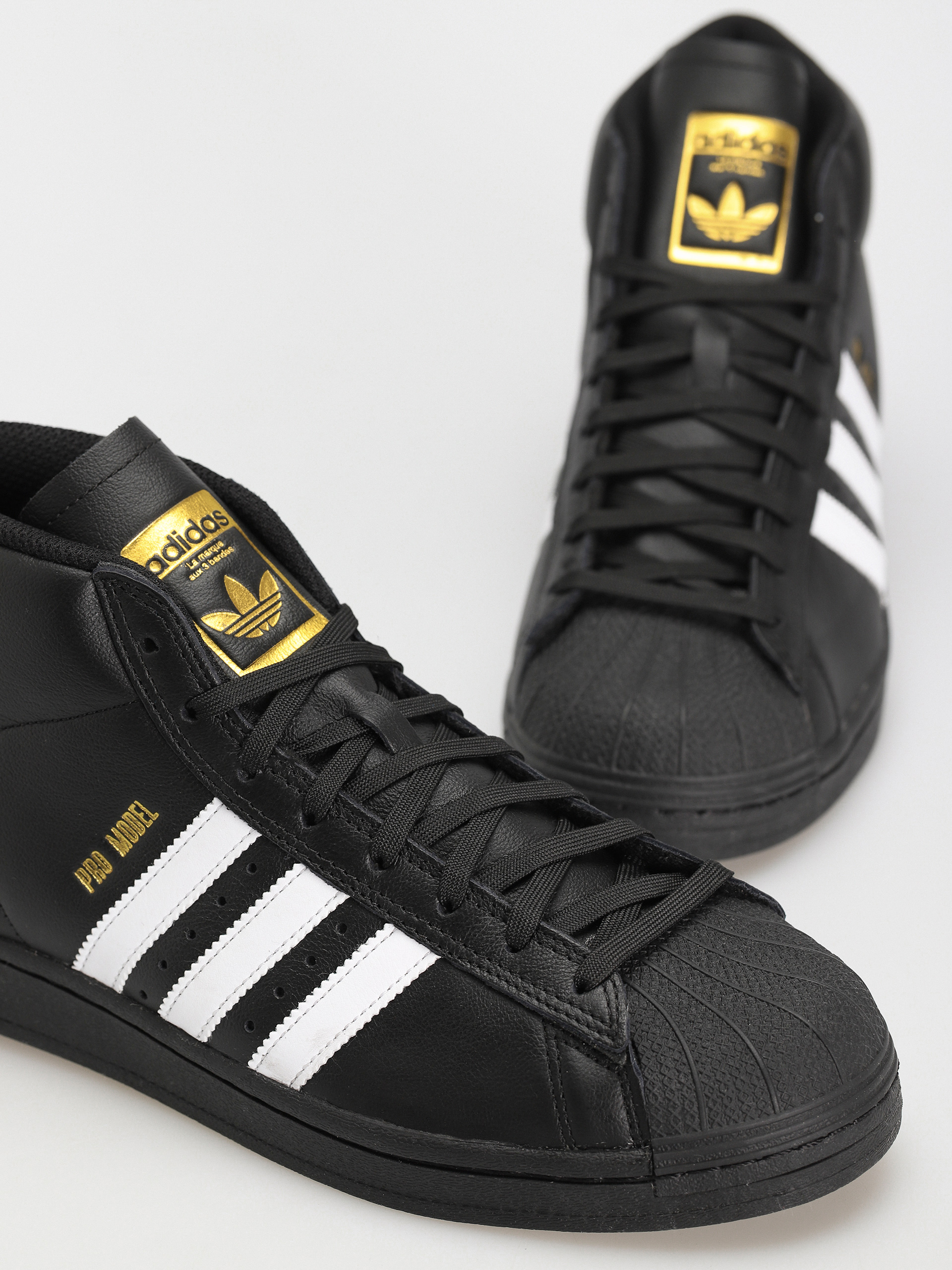 adidas Pro Model ADV Schuhe (cblack/ftwwht/goldmt)
