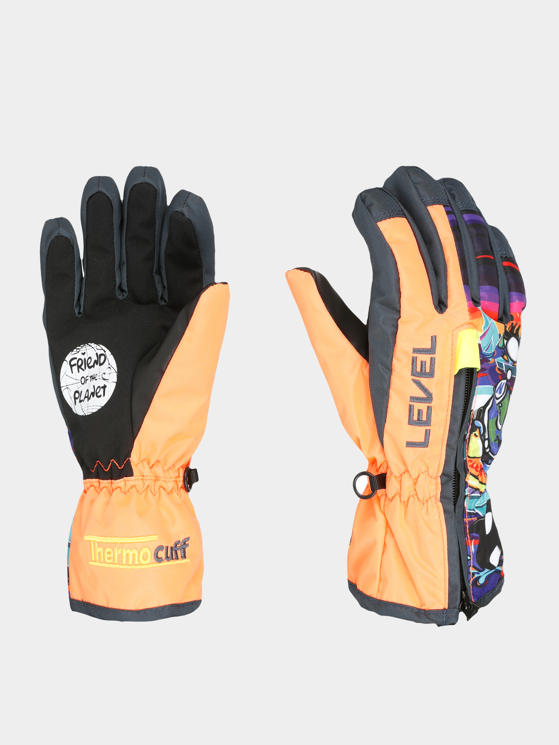 Level Dudy JR Gloves (orange)