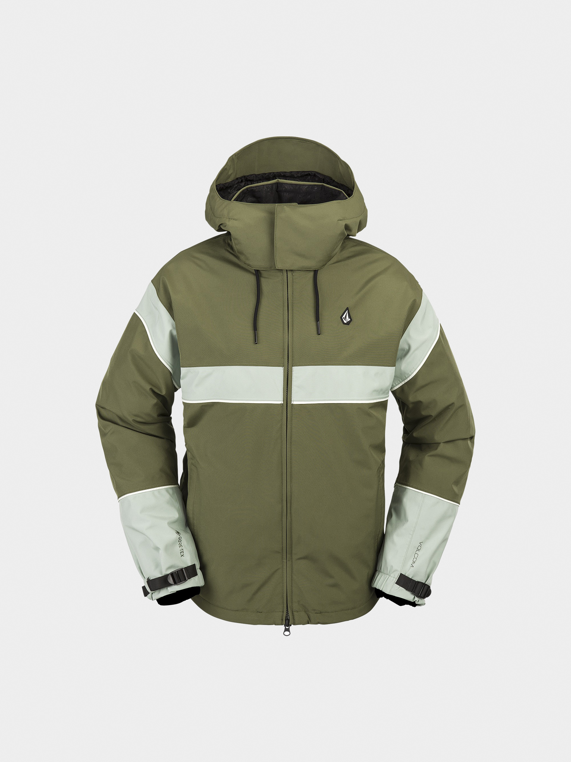 Volcom Melancon Gore Tex Snowboard jacket Wmn - green (military)