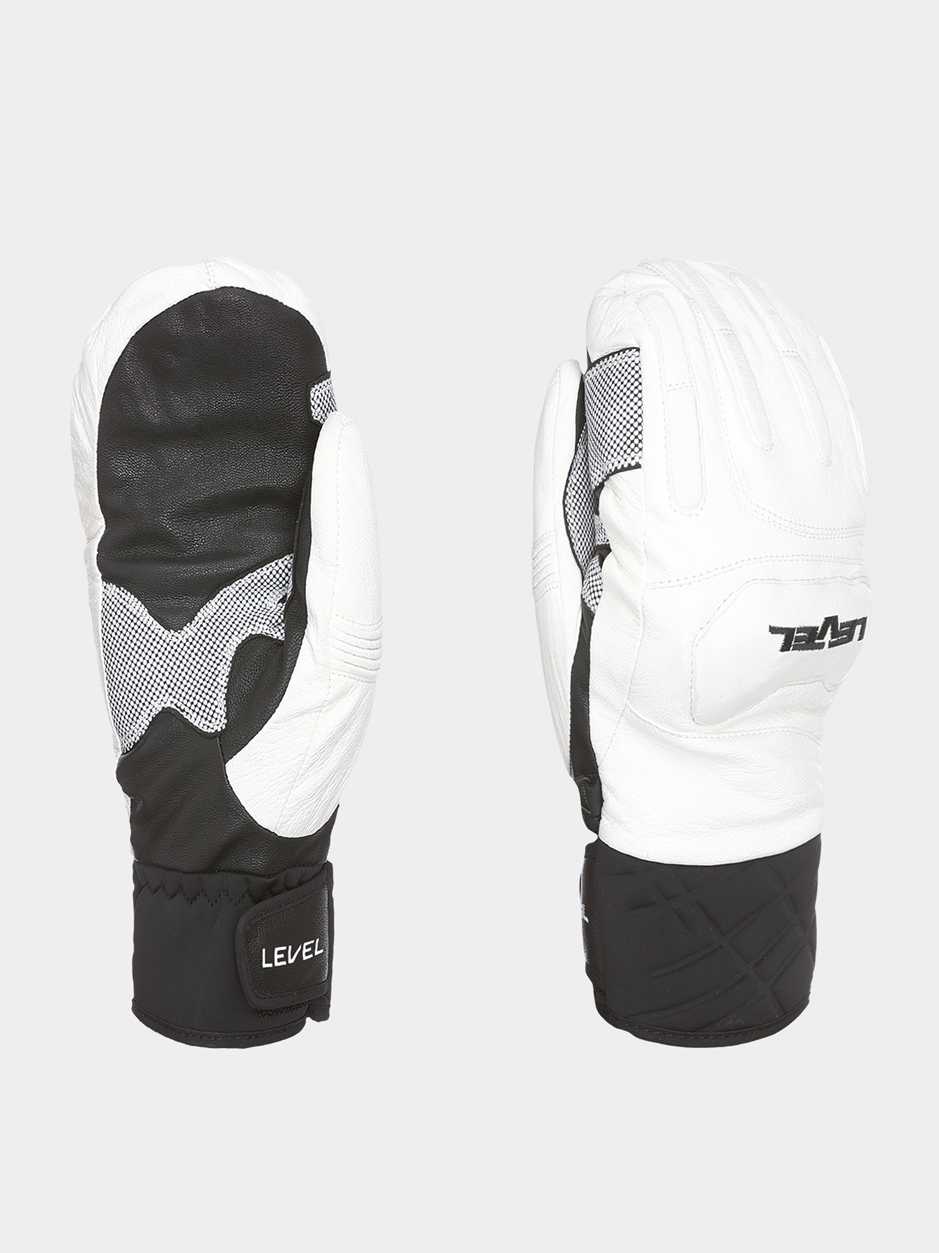 Level Race Mitt Gloves (black white)