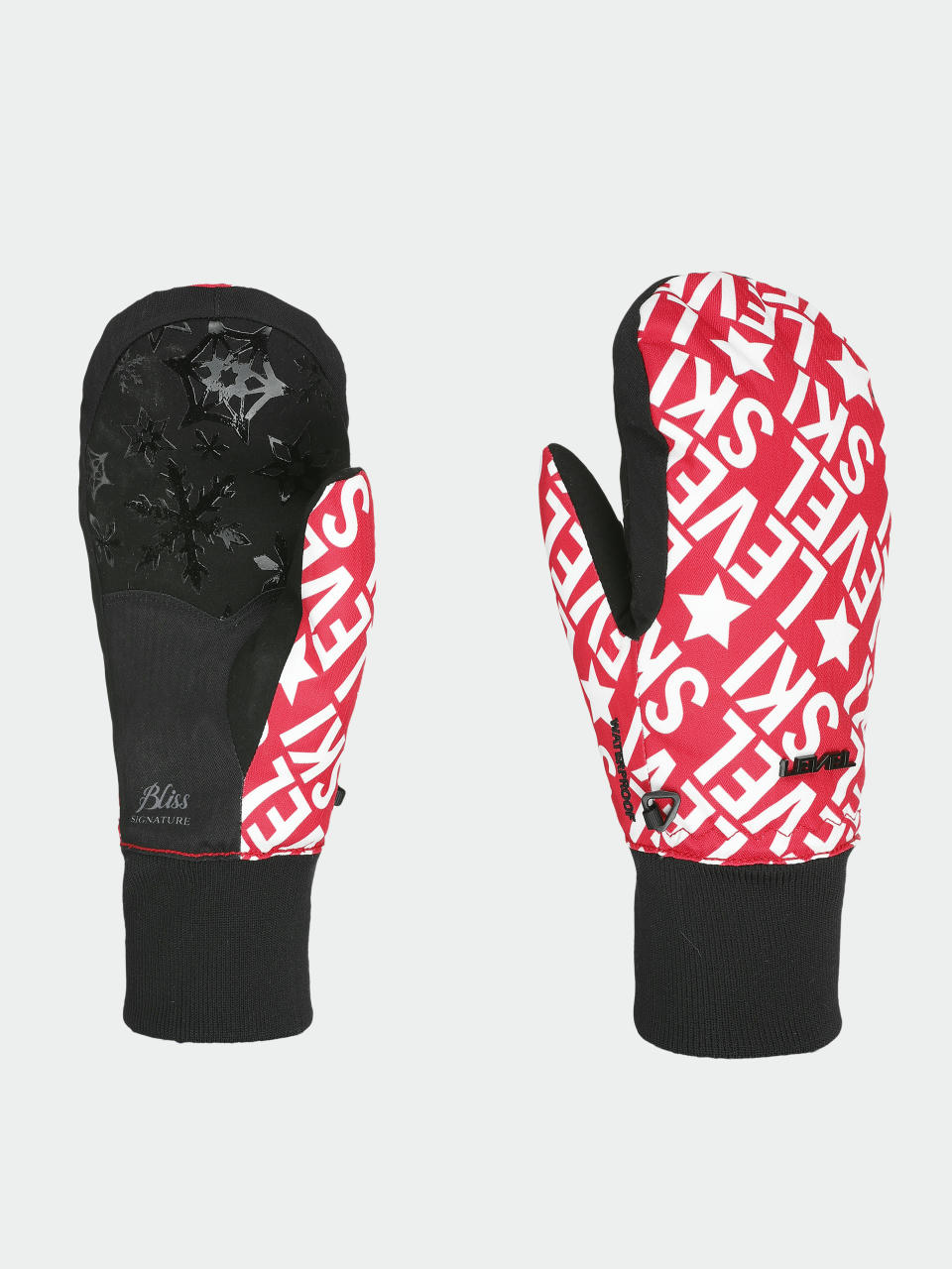 Level Coral Mitt Gloves Wmn (white/red)